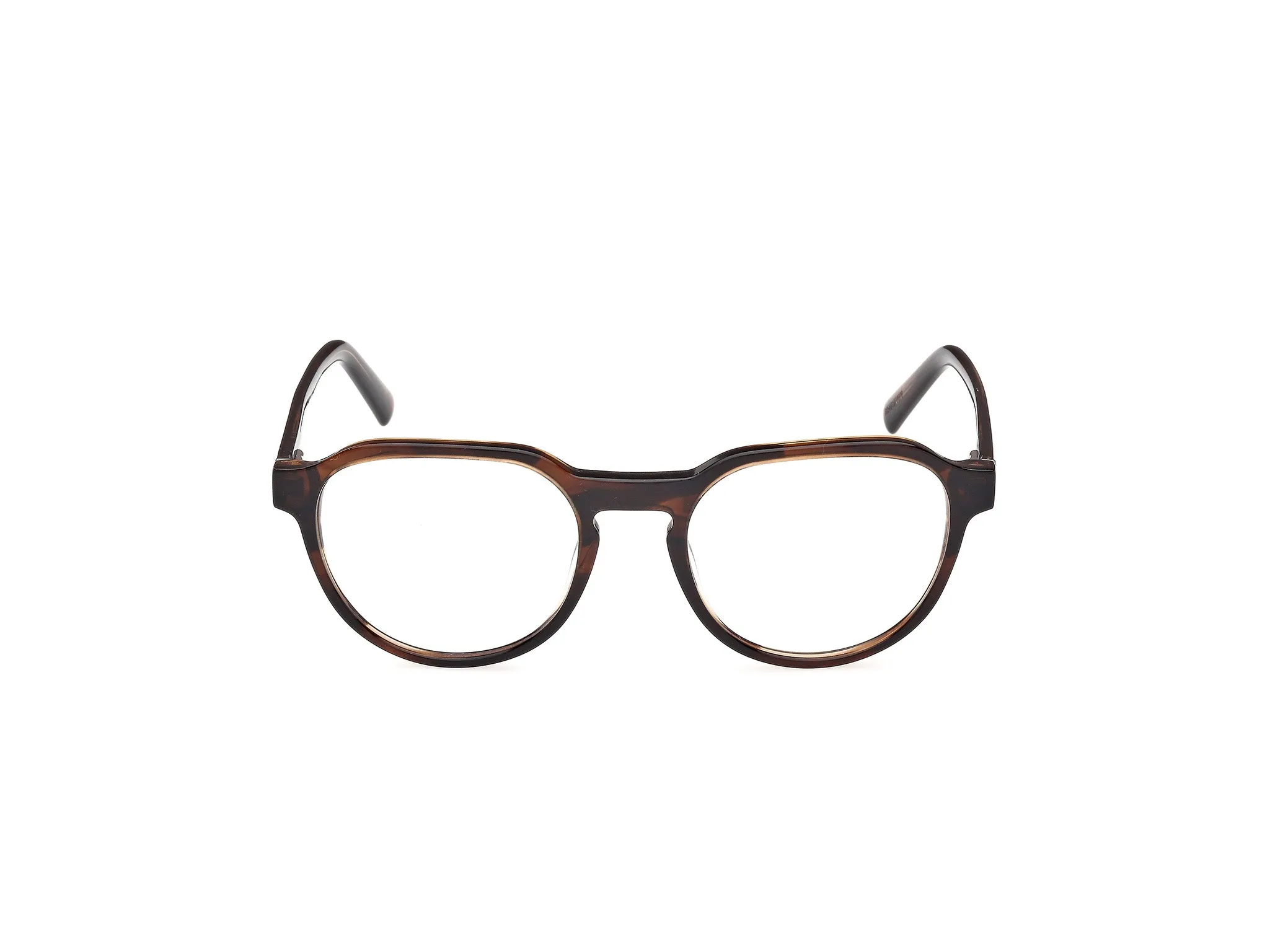 Timberland TB50032 48 Montature da vista Acetato Marrone Rotonda Normale - immagine 2