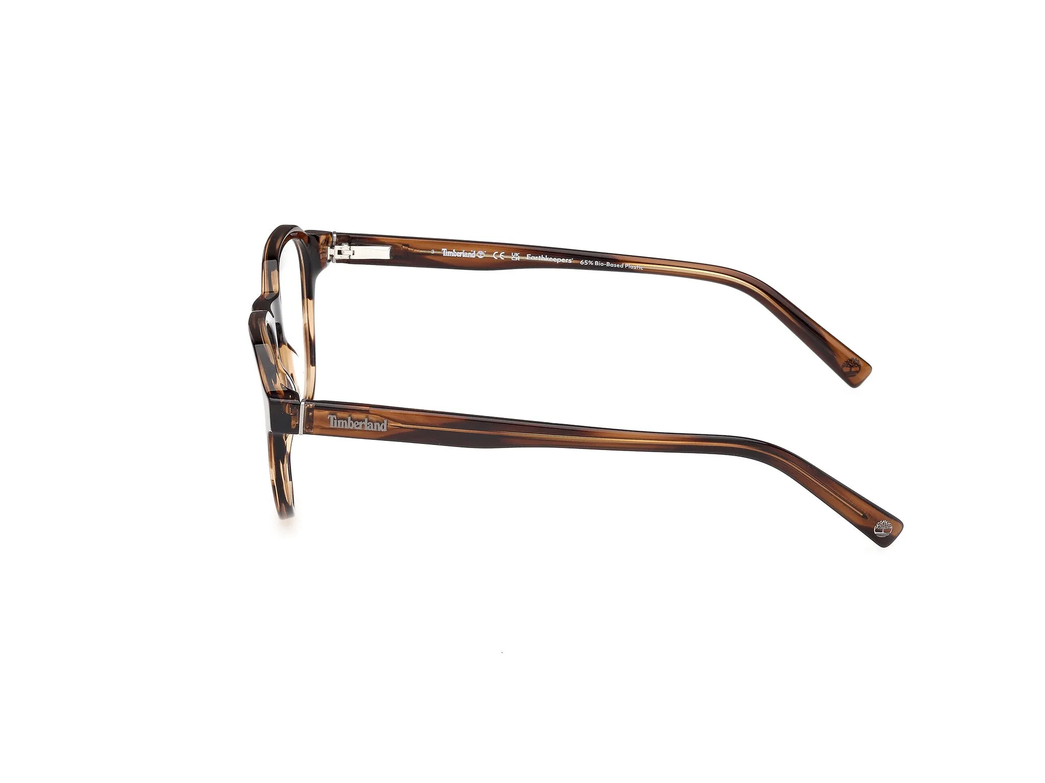 Timberland TB50032 48 Montature da vista Acetato Marrone Rotonda Normale - immagine 3