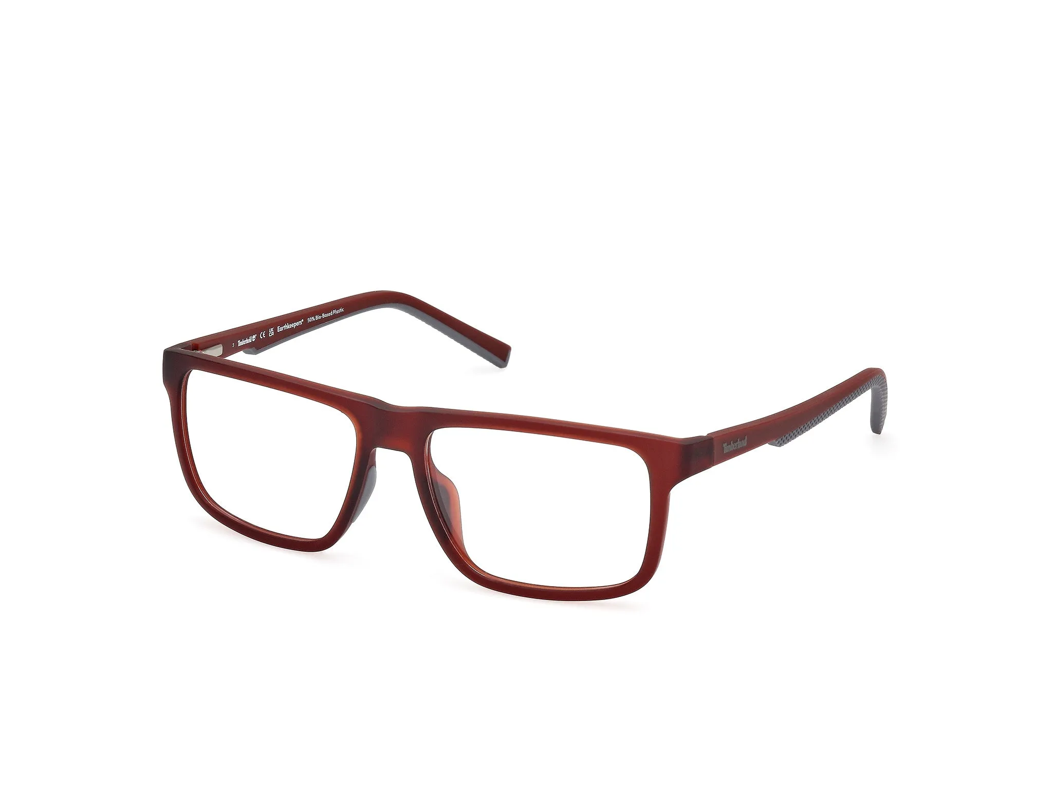 Timberland TB50029-H 67 Montature da vista Iniettato Rosso Squadrata Normale - immagine 1