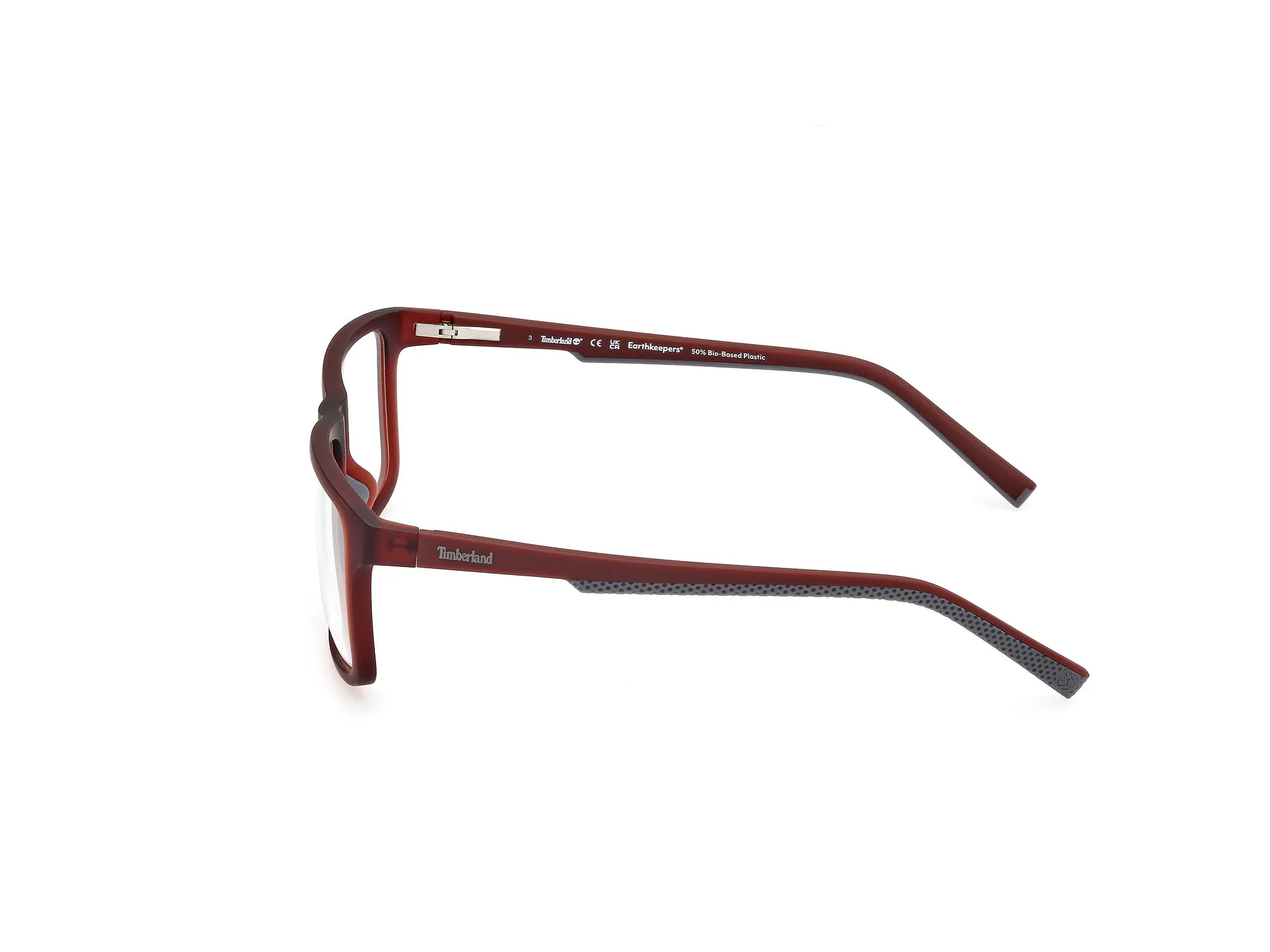 Timberland TB50029-H 67 Montature da vista Iniettato Rosso Squadrata Normale - immagine 3