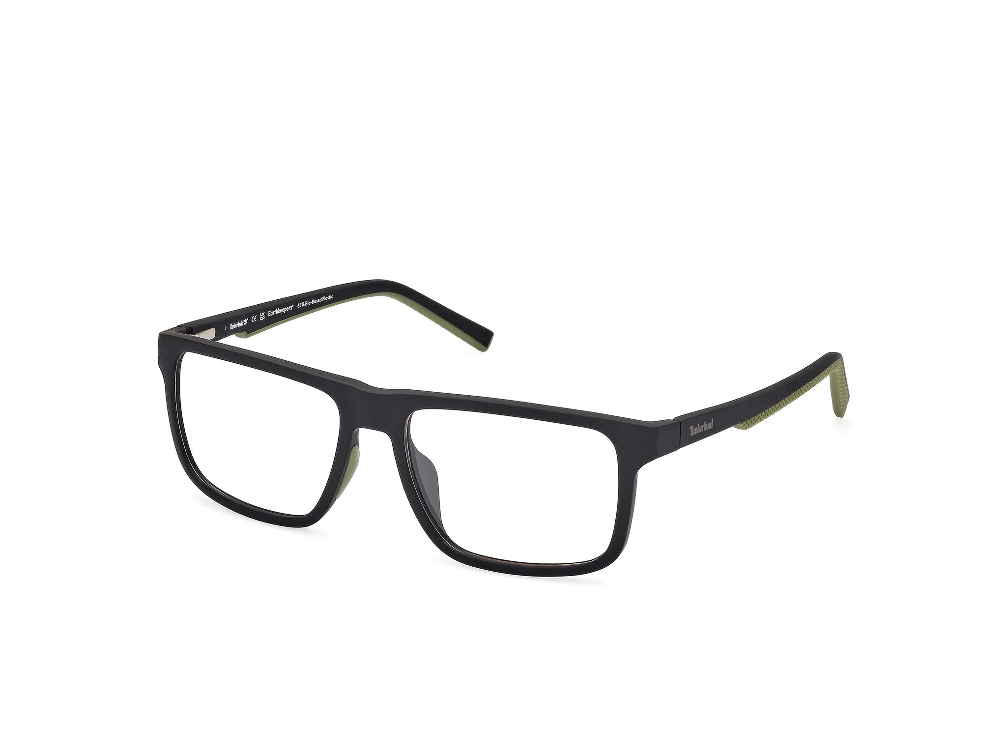 Timberland TB50029-H 2 Montature da vista Iniettato Nero Squadrata Normale - immagine 1