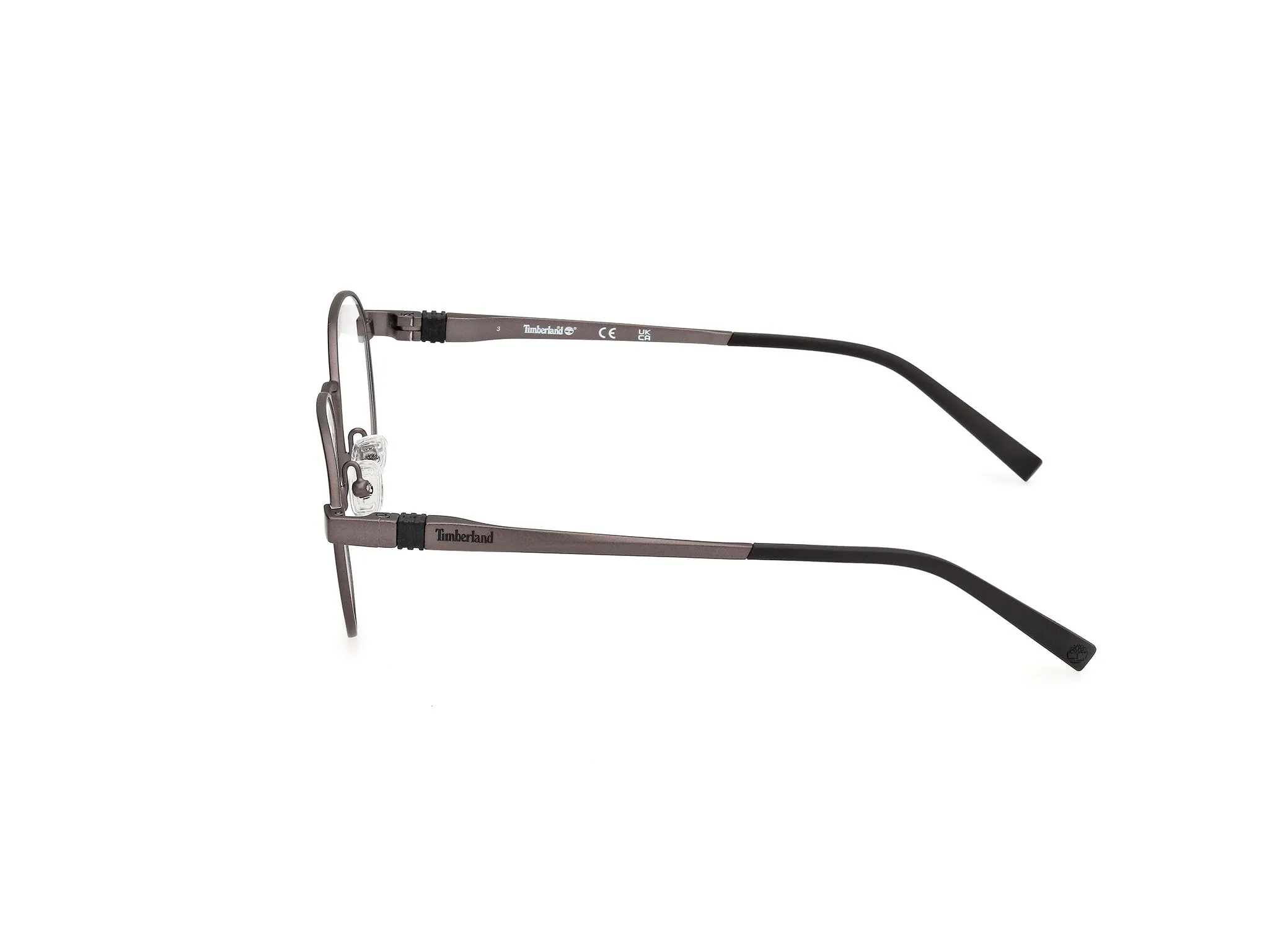 Timberland TB50028 7 Montature da vista Metallo Grigio Rotonda Normale - immagine 3