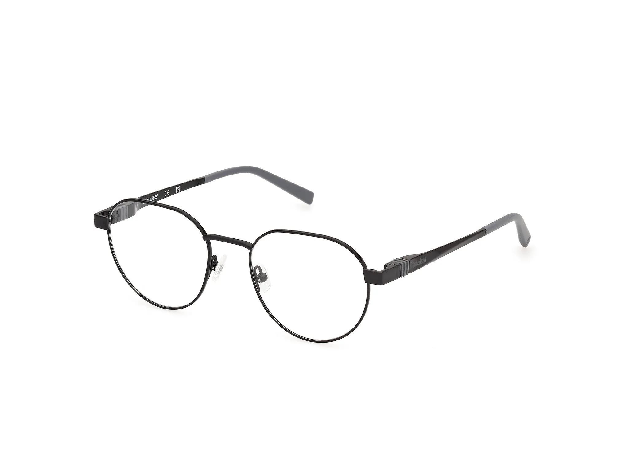 Timberland TB50028 1 Montature da vista Metallo Nero Rotonda Normale - immagine 1