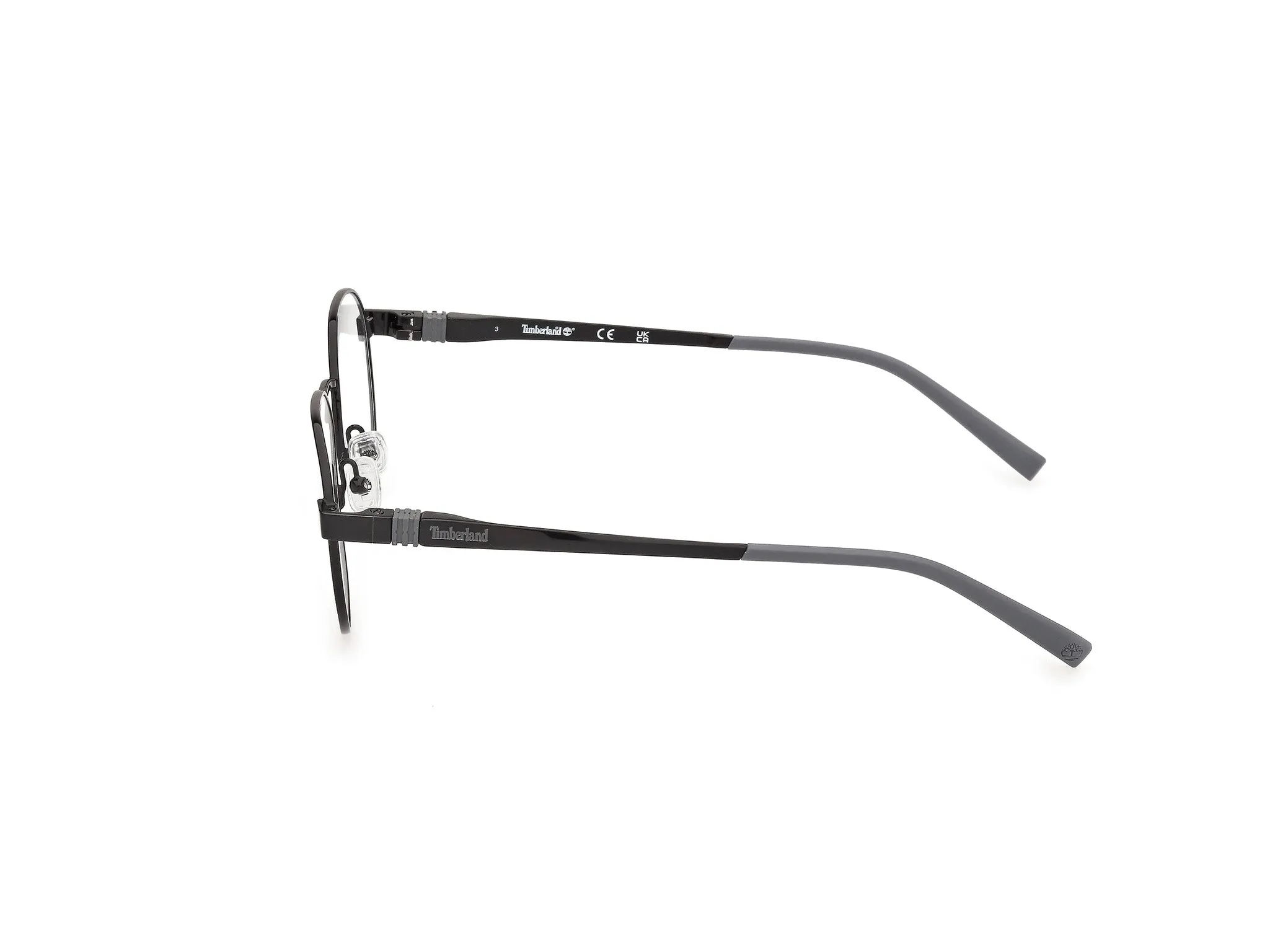 Timberland TB50028 1 Montature da vista Metallo Nero Rotonda Normale - immagine 3