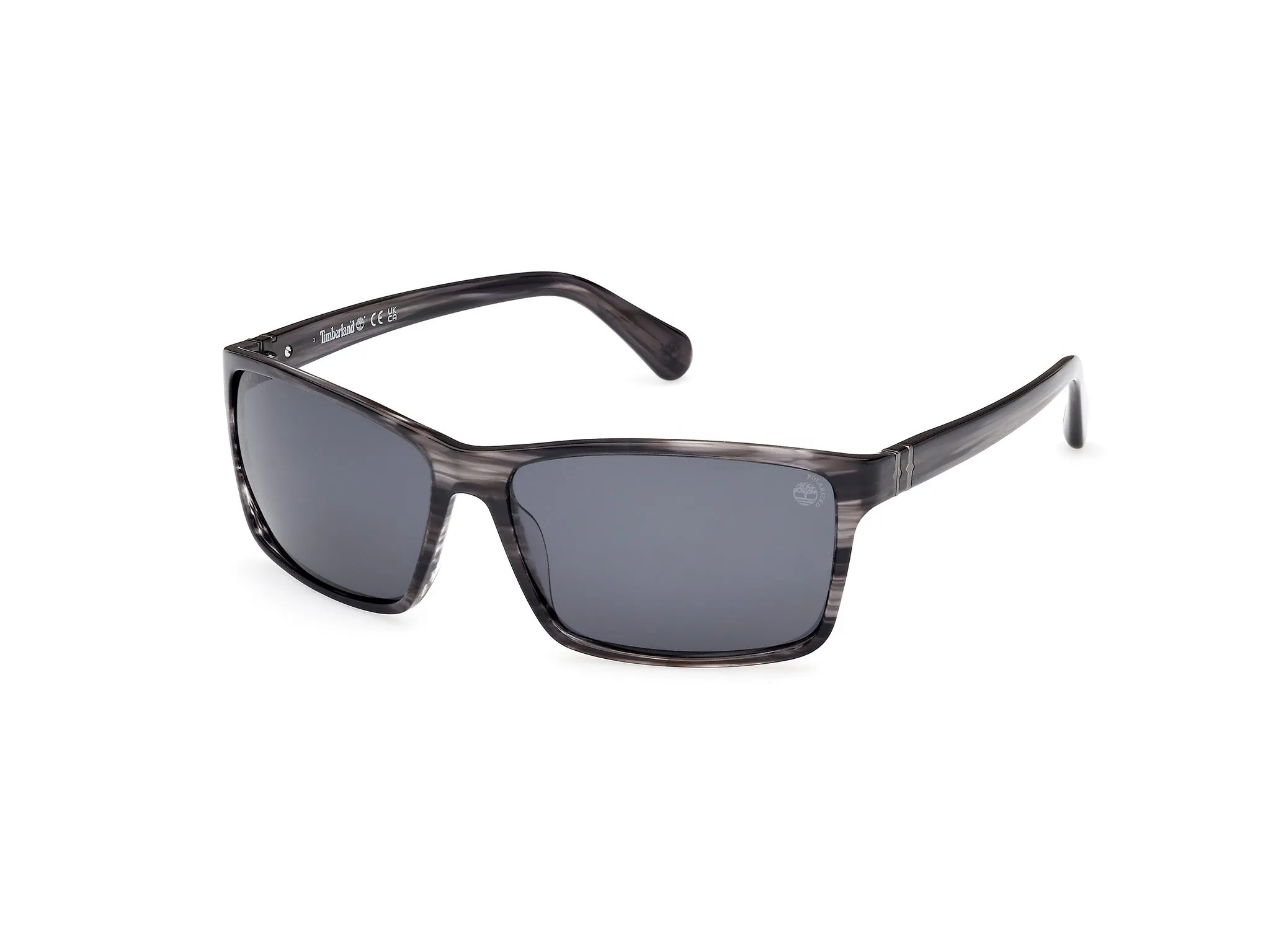 Timberland TB00032 01R Occhiali da sole Acetato Nero Verde Squadrata Polarizzata - immagine 1