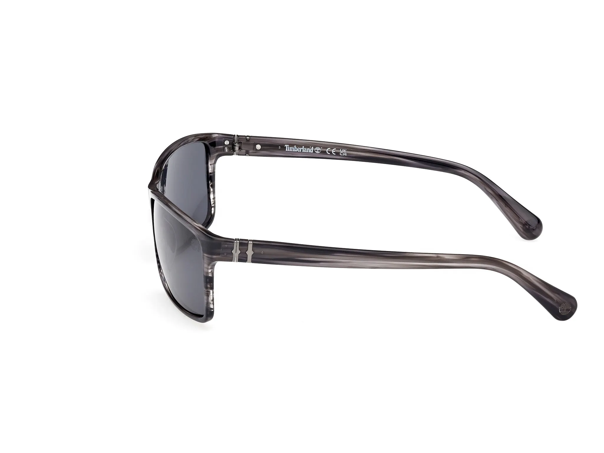 Timberland TB00032 01R Occhiali da sole Acetato Nero Verde Squadrata Polarizzata - immagine 3