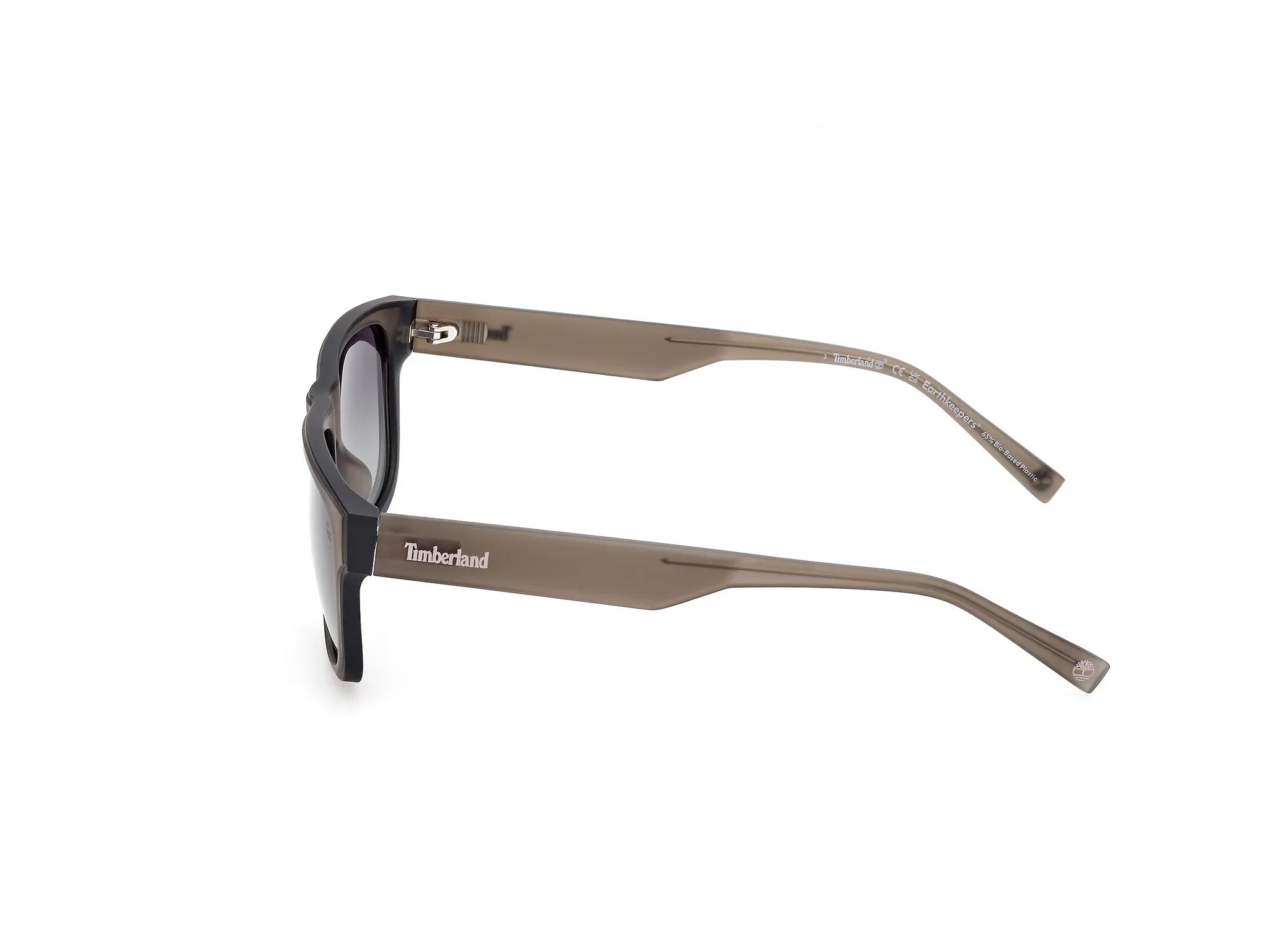 Timberland TB00025 45D Occhiali da sole Iniettato Marrone Fumo Squadrata Polarizzata - immagine 3