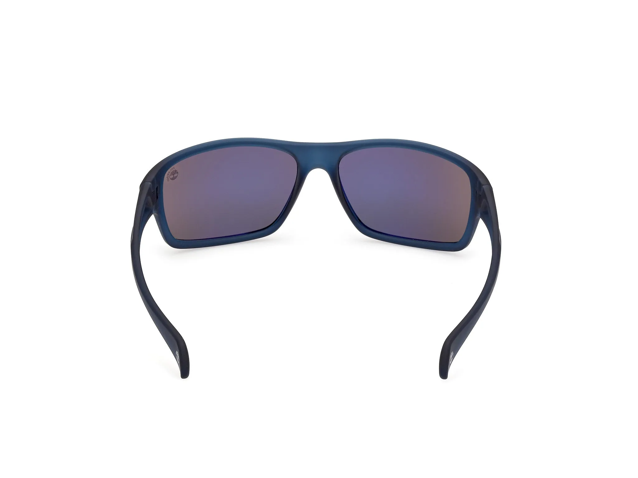 Timberland TB00017 91D Occhiali da sole Iniettato Blu Fumo Squadrata Polarizzata - immagine 4