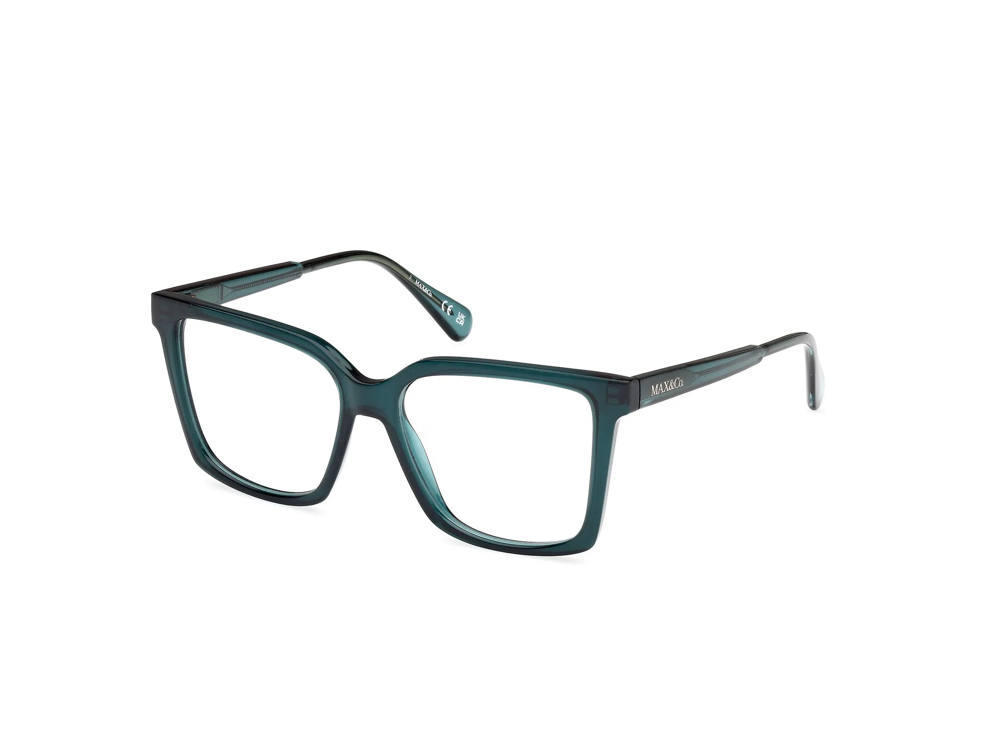 MAX&Co MO5173 96 Montature da vista Iniettato Verde Squadrata Normale - immagine 1