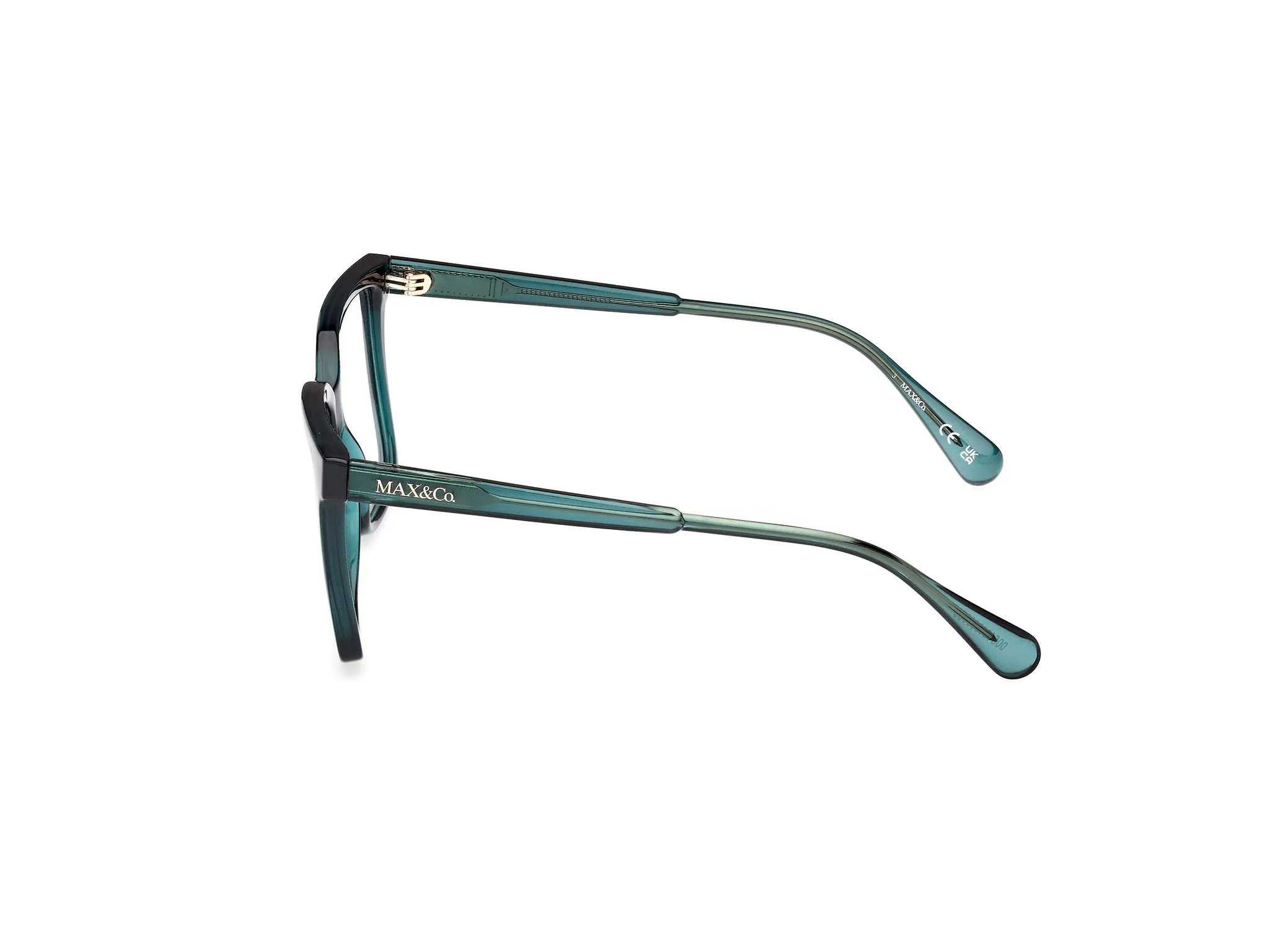 MAX&Co MO5173 96 Montature da vista Iniettato Verde Squadrata Normale - immagine 3