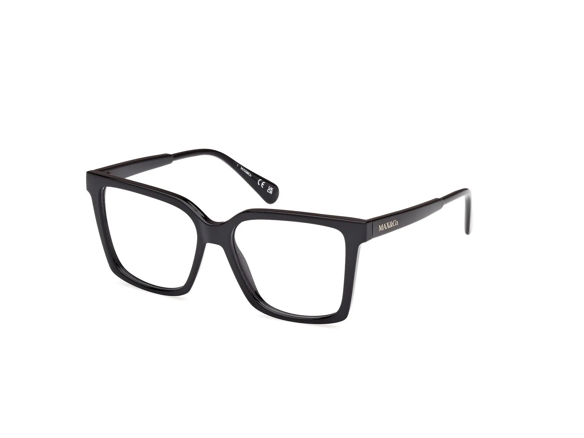 MAX&Co MO5173 1 Montature da vista Iniettato Nero Squadrata Normale - immagine 1