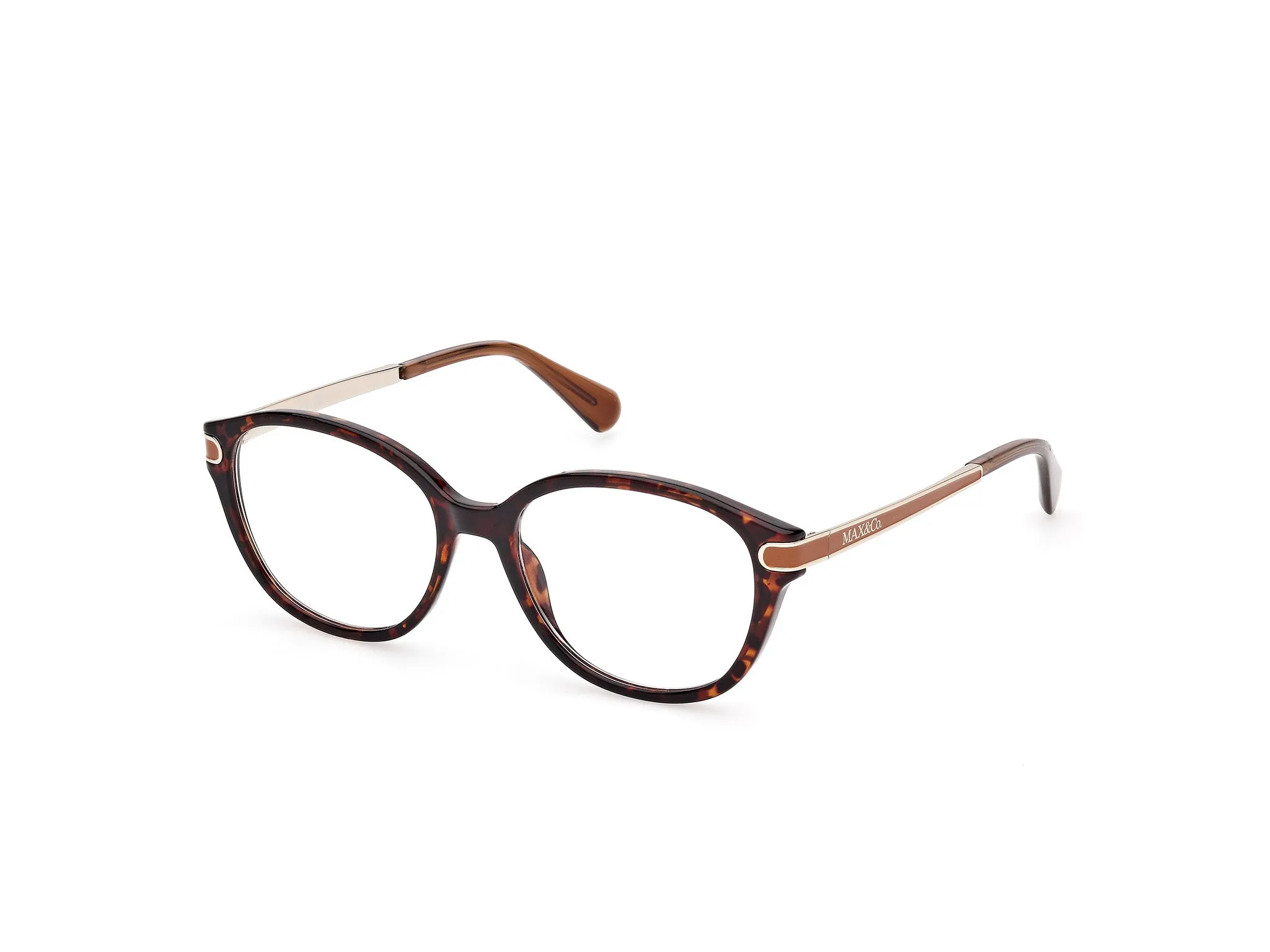 MAX&Co MO5171 52 Montature da vista Iniettato Havana Rotonda Normale - immagine 1