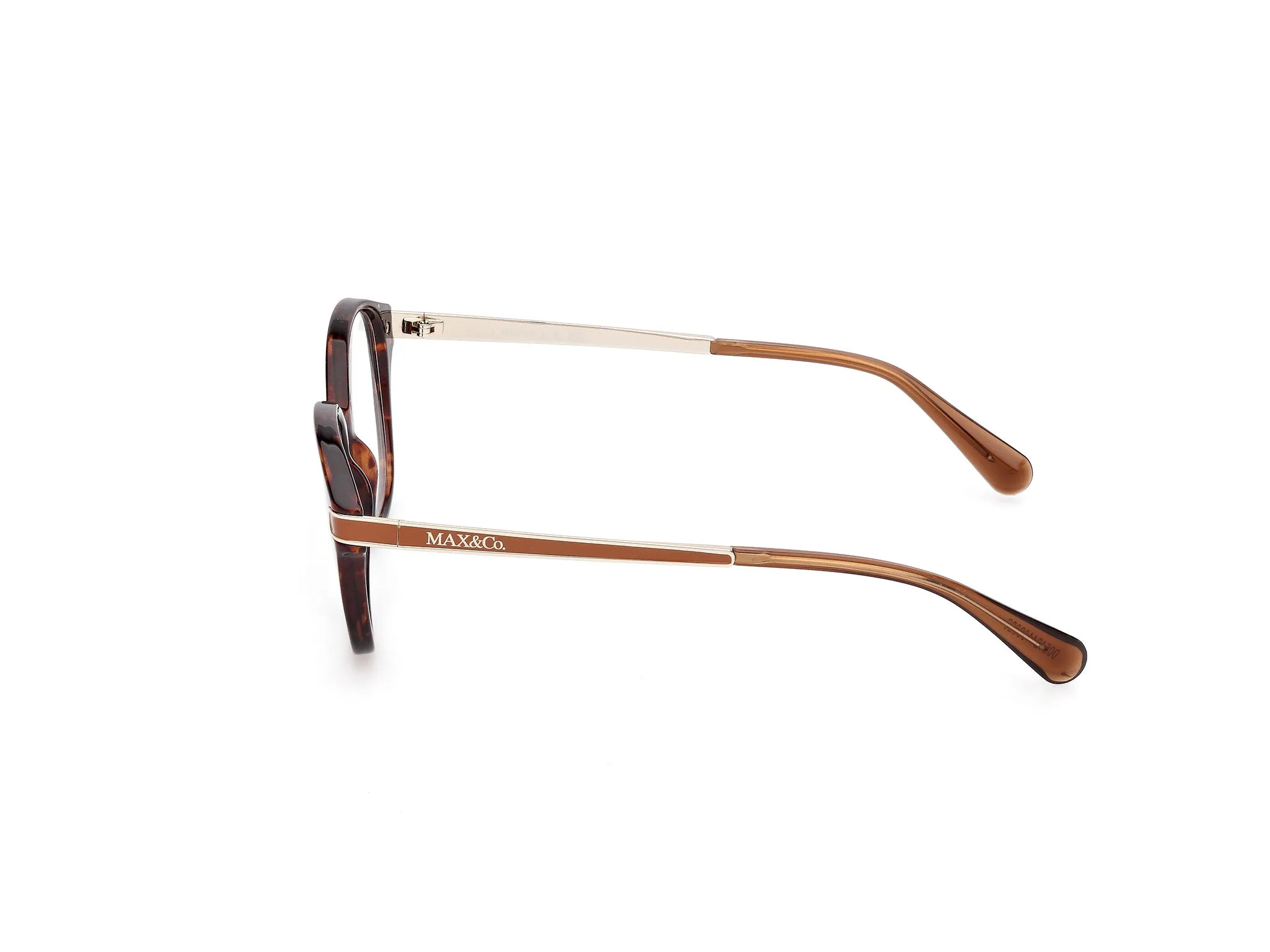 MAX&Co MO5171 52 Montature da vista Iniettato Havana Rotonda Normale - immagine 3