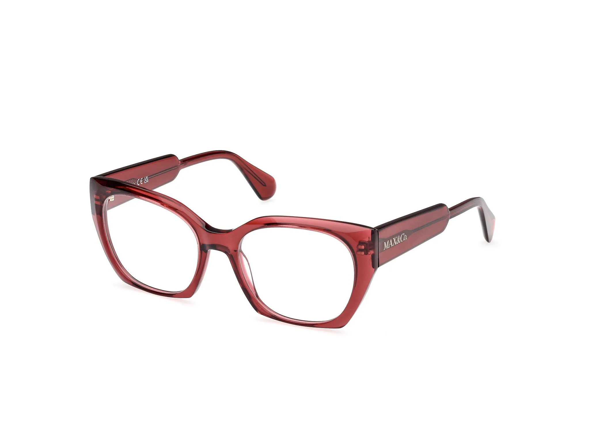 MAX&Co MO5169 69 Montature da vista Acetato Bordeaux Cat Eye Normale - immagine 1