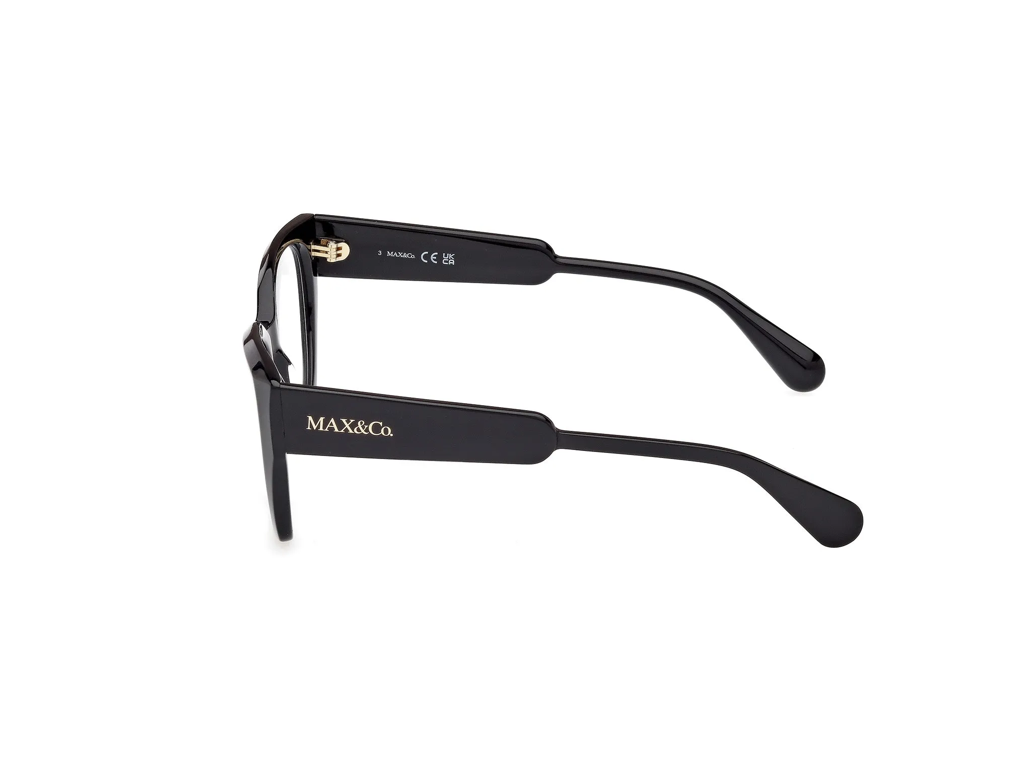 MAX&Co MO5169 1 Montature da vista Acetato Nero Cat Eye Normale - immagine 3