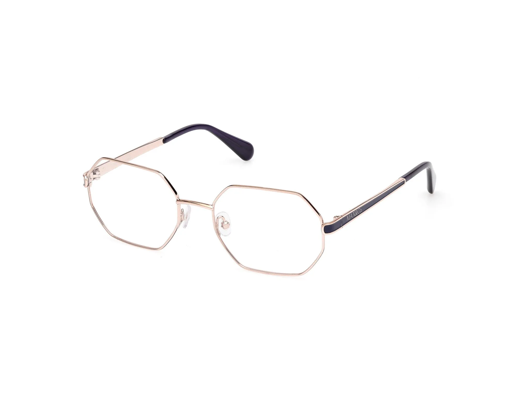 MAX&Co MO5163 28 Montature da vista Metallo Oro Geometrica Normale - immagine 1