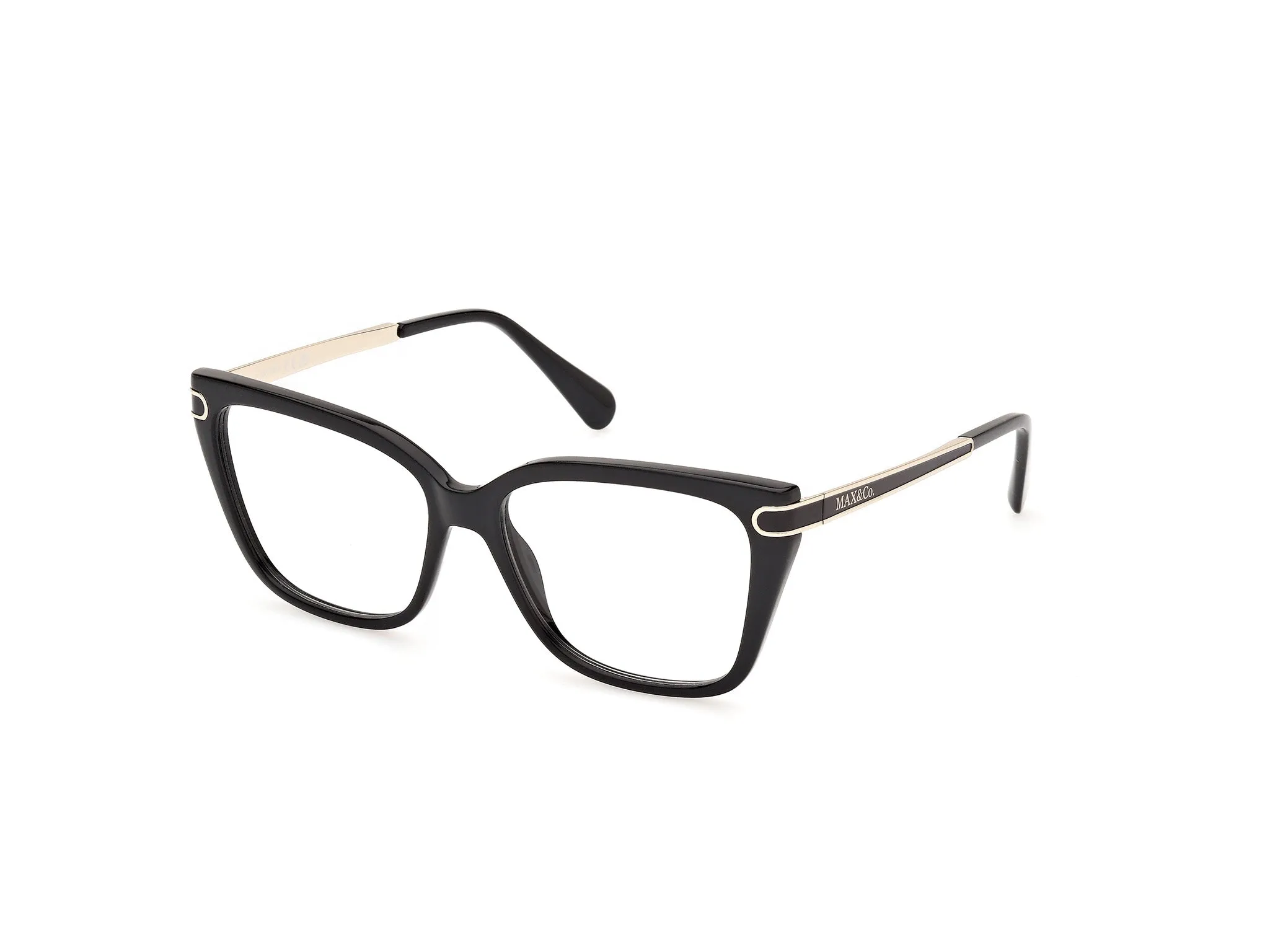 MAX&Co MO5146 001 Montature da vista Iniettato Nero Squadrata Normale - immagine 1