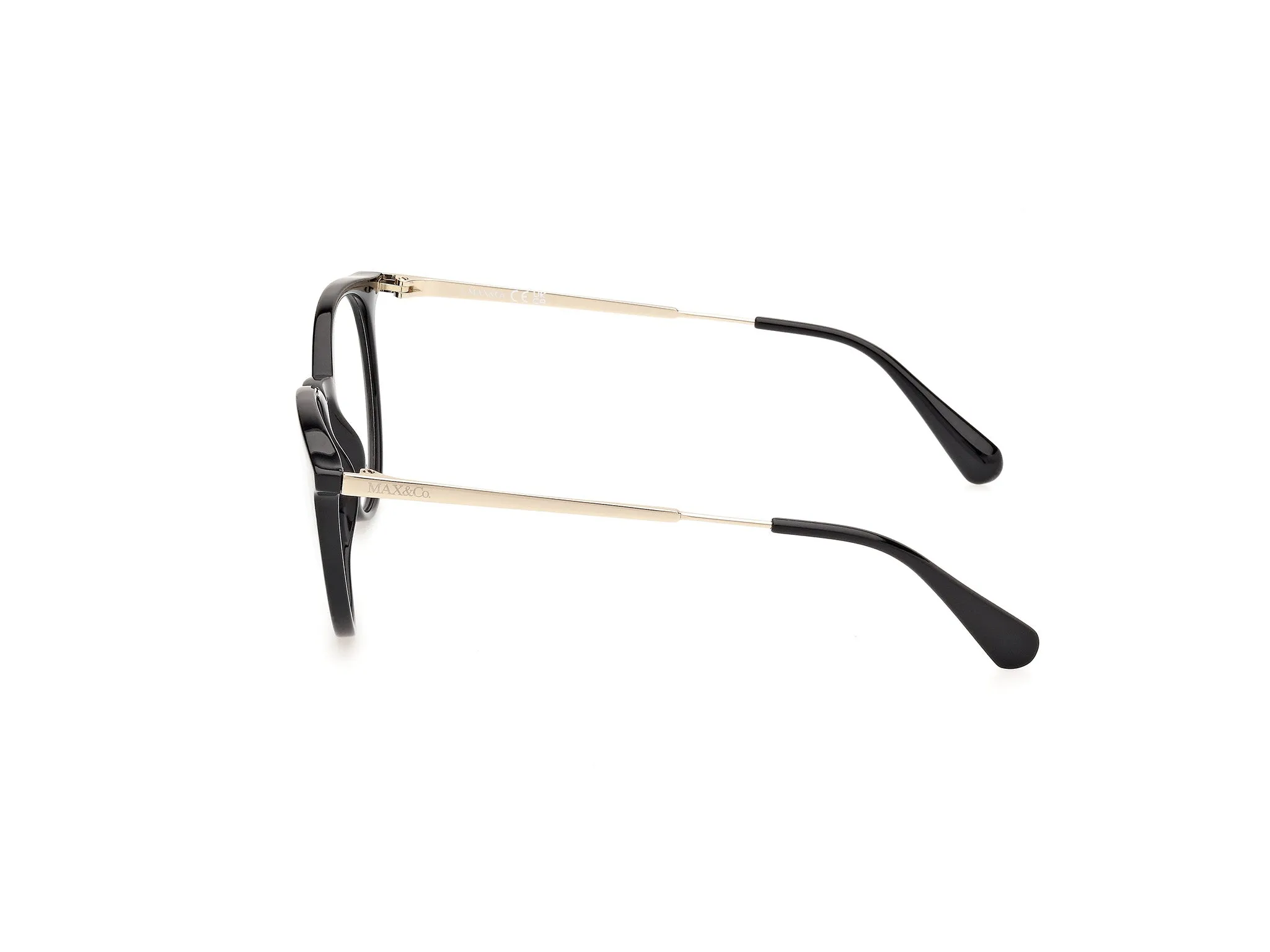MAX&Co MO5145 1 Montature da vista Iniettato Nero Rotonda Normale - immagine 3