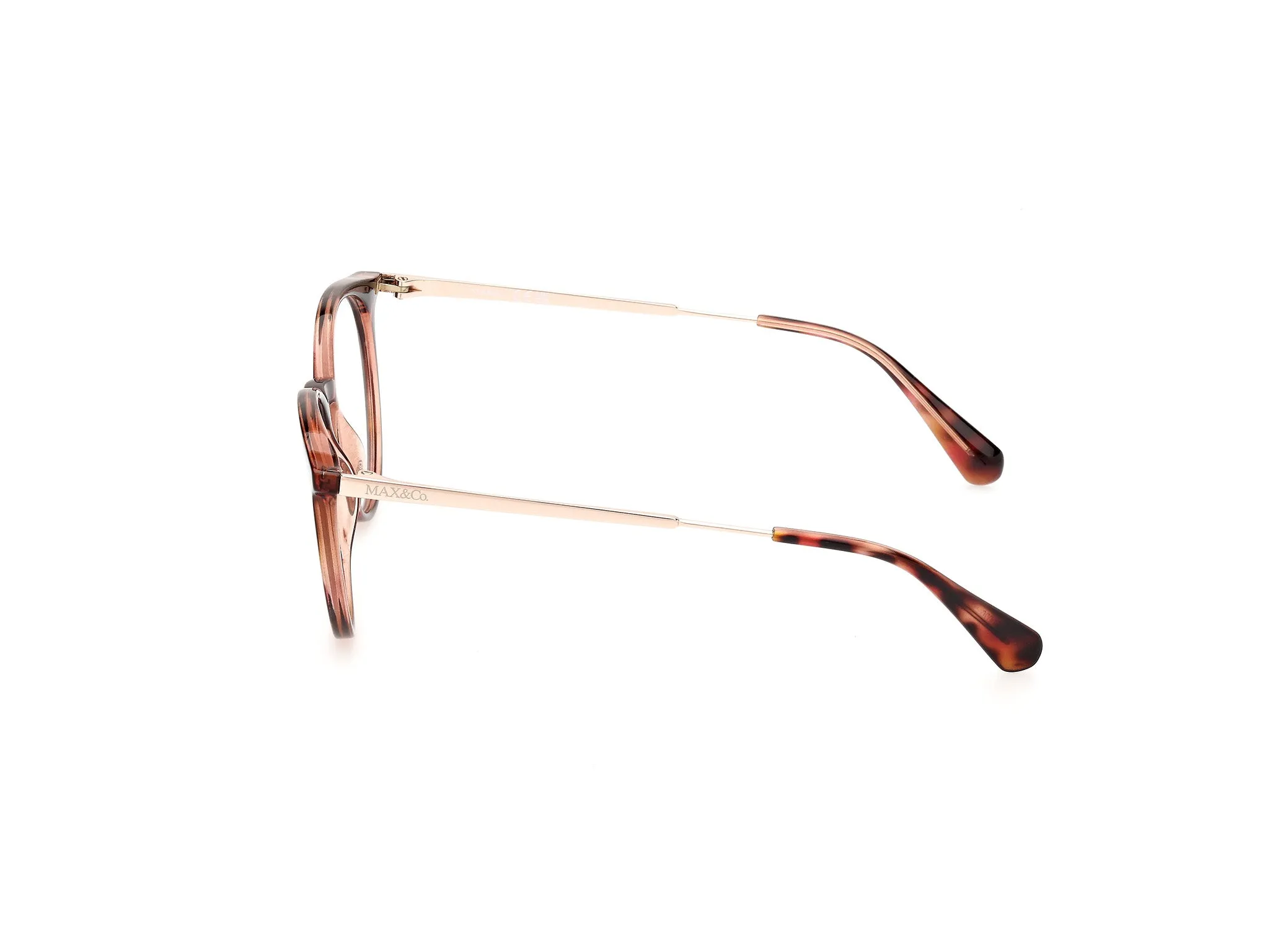 MAX&Co MO5145 55 Montature da vista Iniettato Havana Rotonda Normale - immagine 3