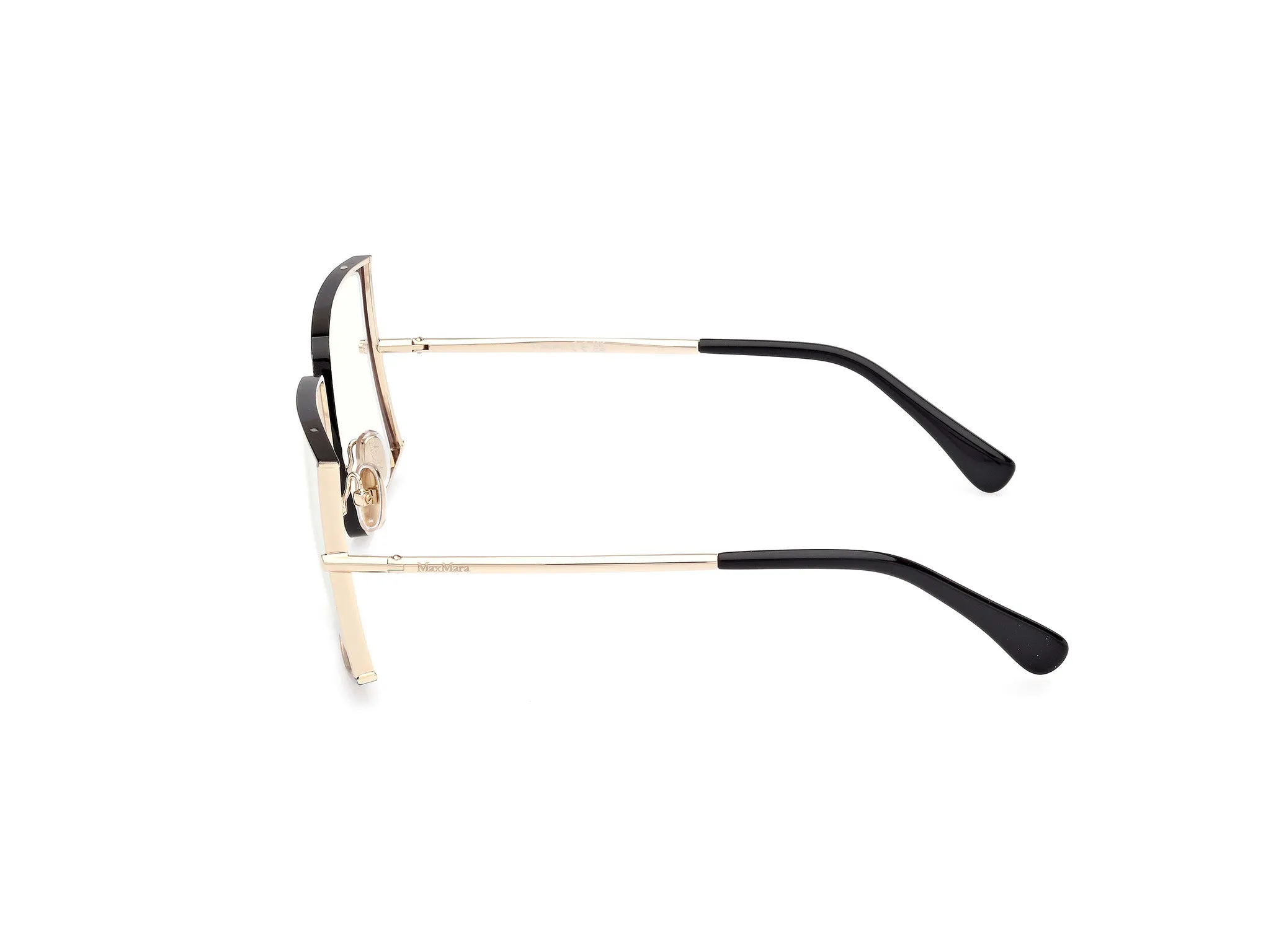 Max Mara MM5156-B 1 Montature da vista Metallo Nero Squadrata Normale - immagine 3
