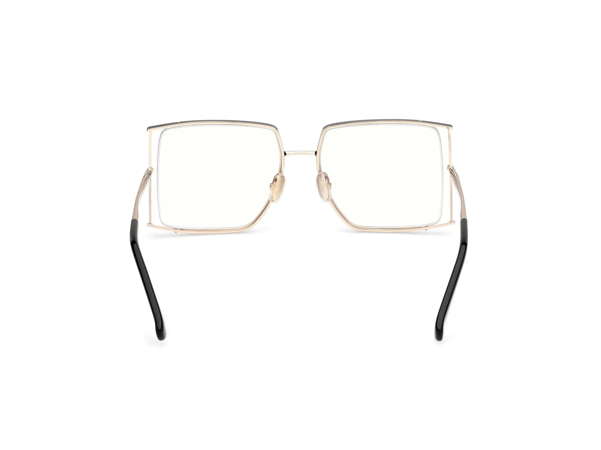 Max Mara MM5156-B 1 Montature da vista Metallo Nero Squadrata Normale - immagine 4