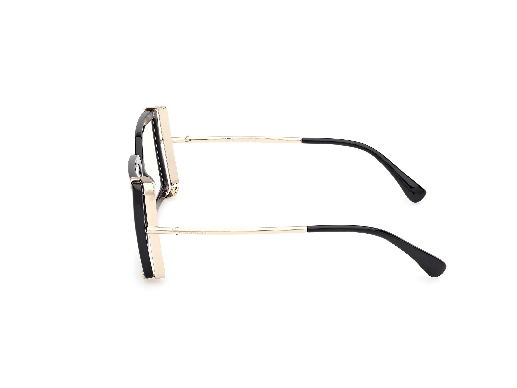 Max Mara MM5155-B 1 Montature da vista Acetato Nero Squadrata Normale - immagine 3