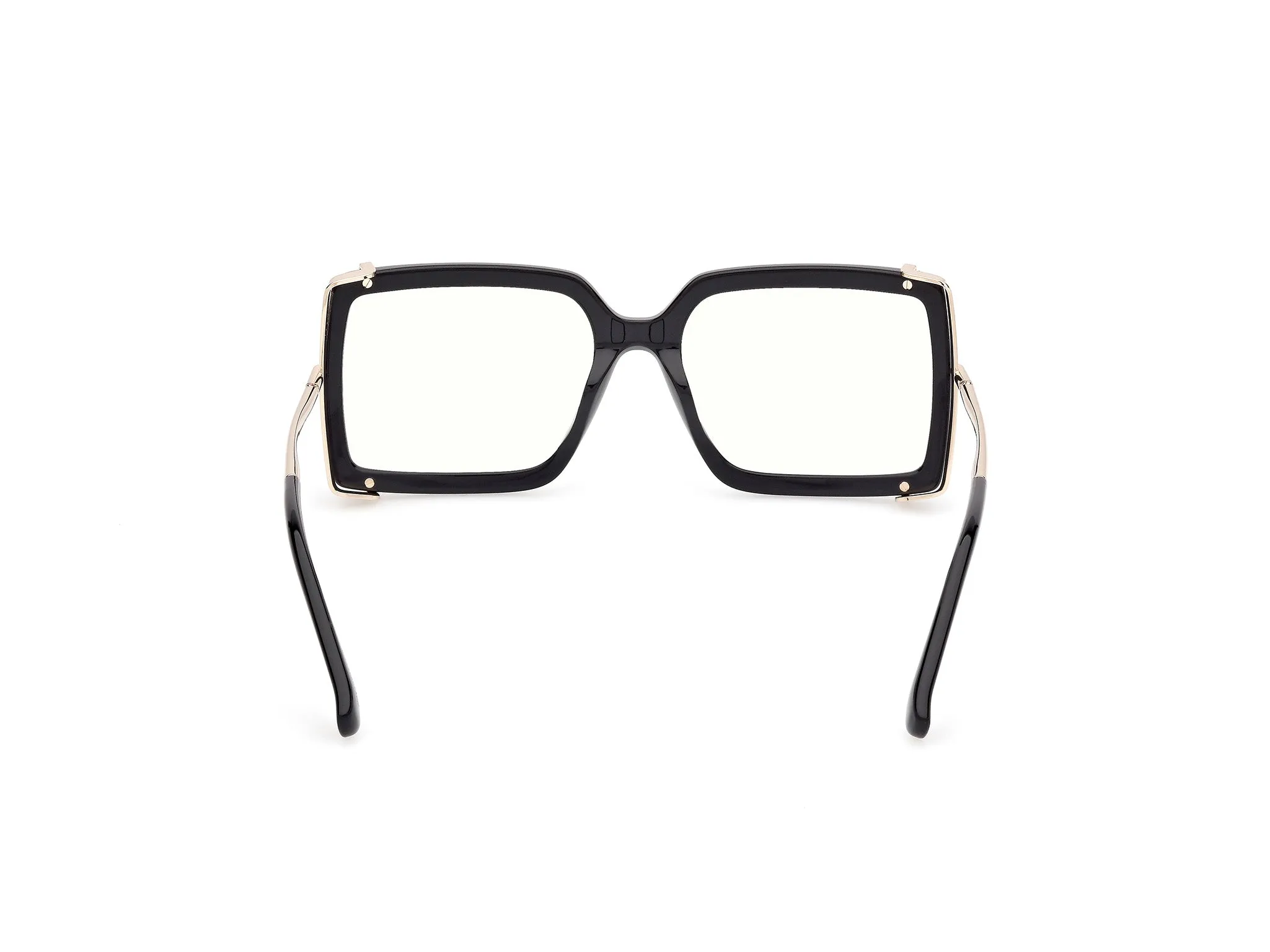 Max Mara MM5155-B 1 Montature da vista Acetato Nero Squadrata Normale - immagine 4