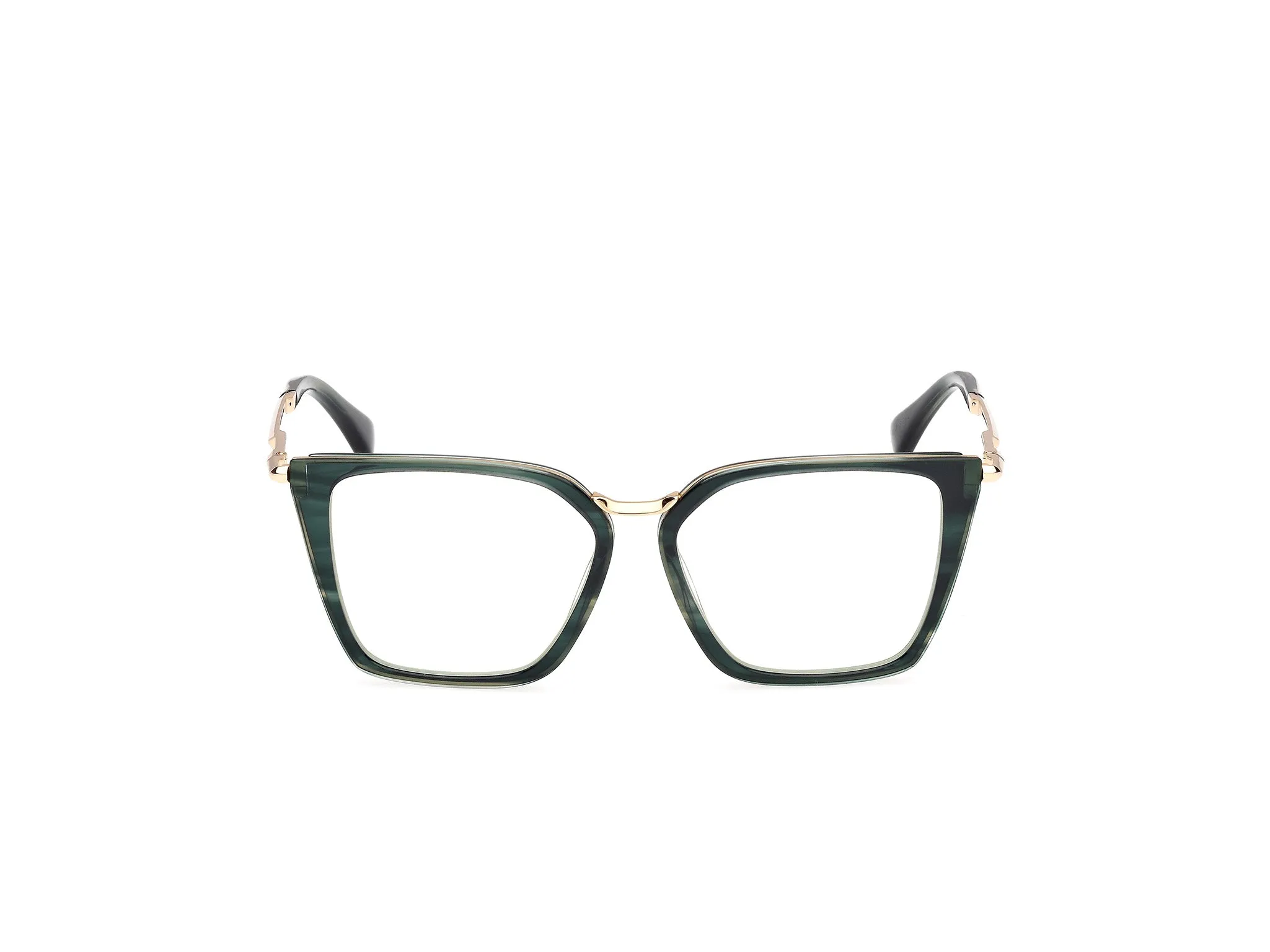 Max Mara MM5151-B 98 Montature da vista Acetato Verde Cat Eye Normale - immagine 2