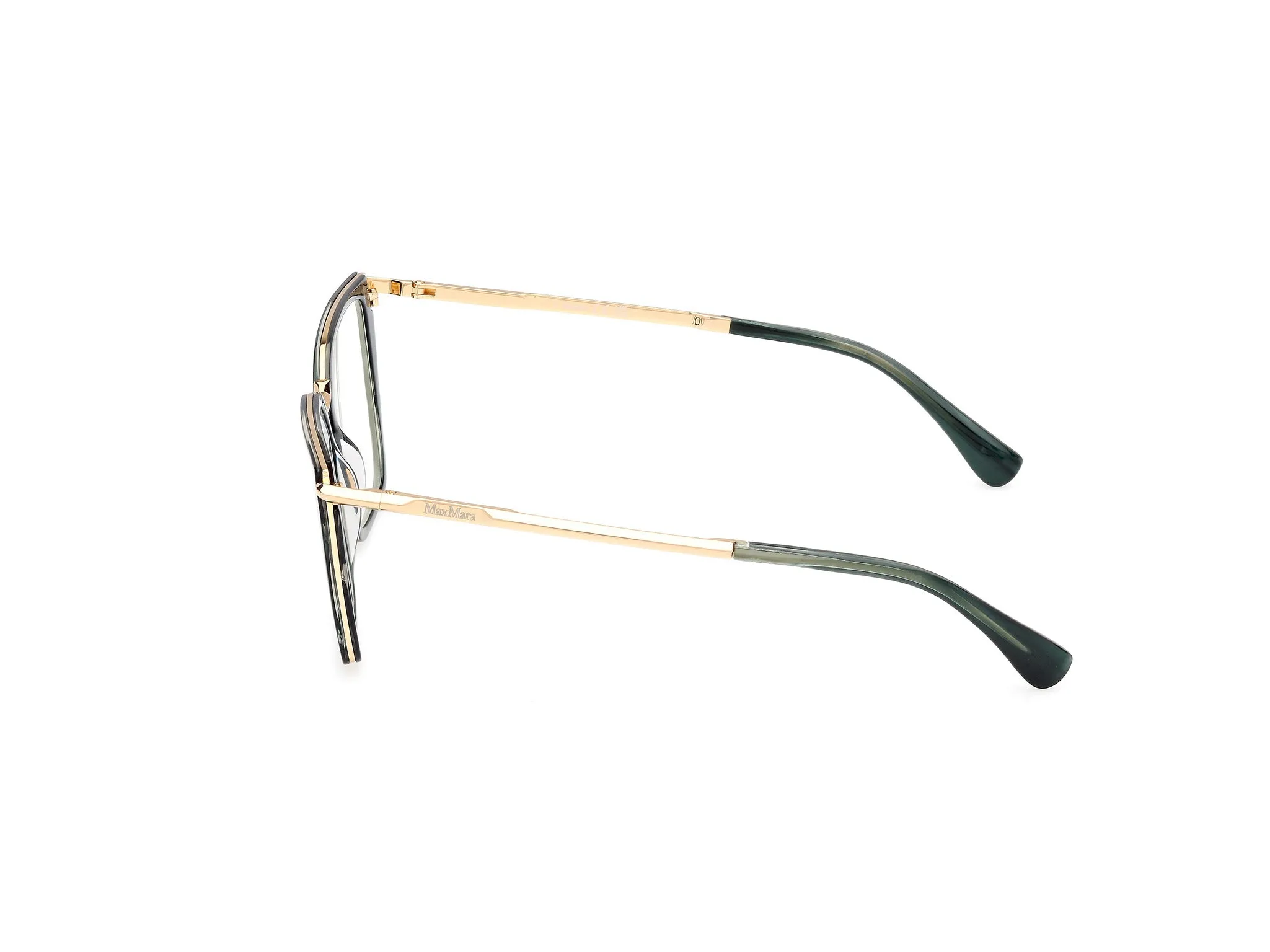 Max Mara MM5151-B 98 Montature da vista Acetato Verde Cat Eye Normale - immagine 3