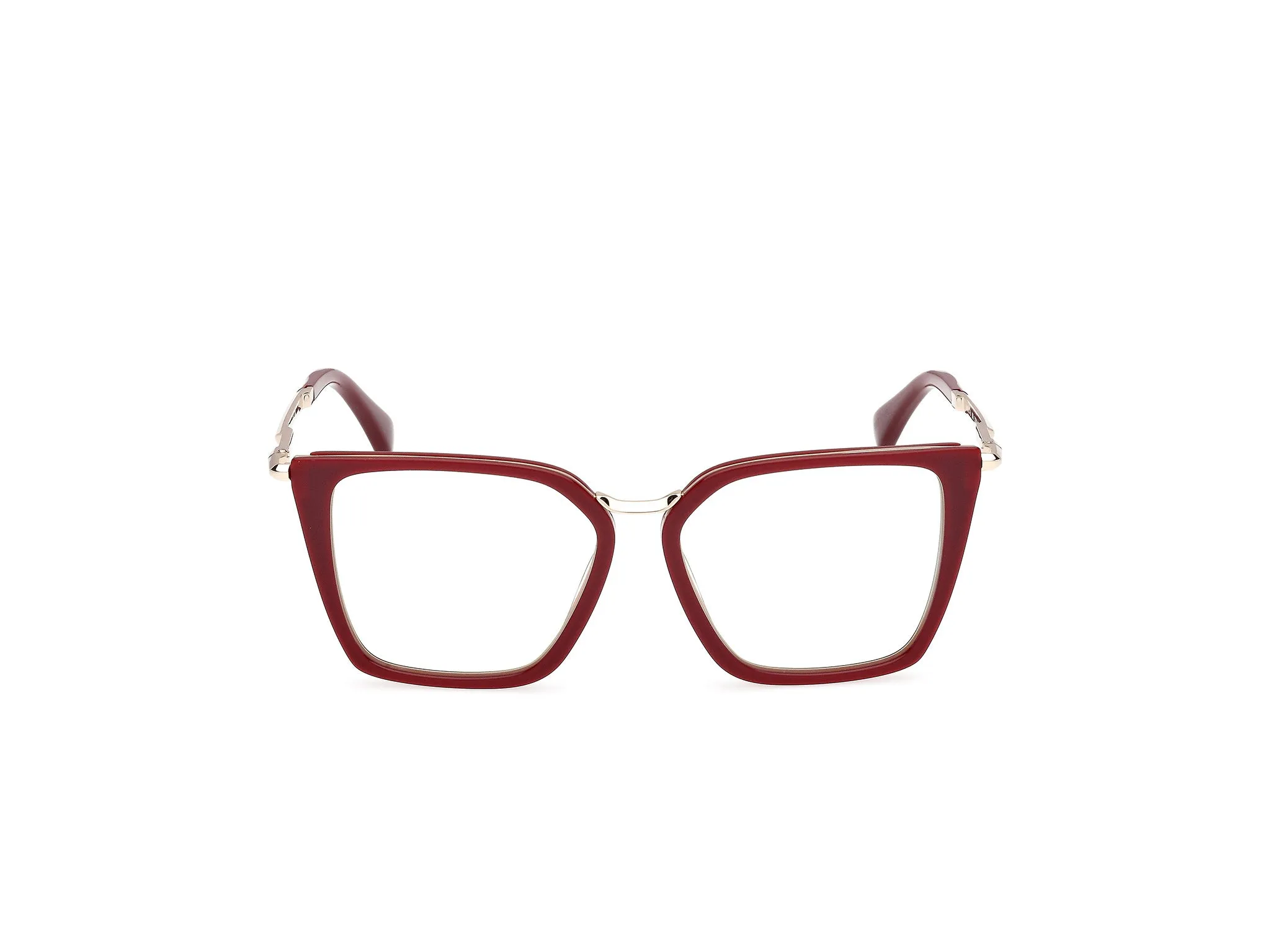 Max Mara MM5151-B 69 Montature da vista Acetato Bordeaux Cat Eye Normale - immagine 2