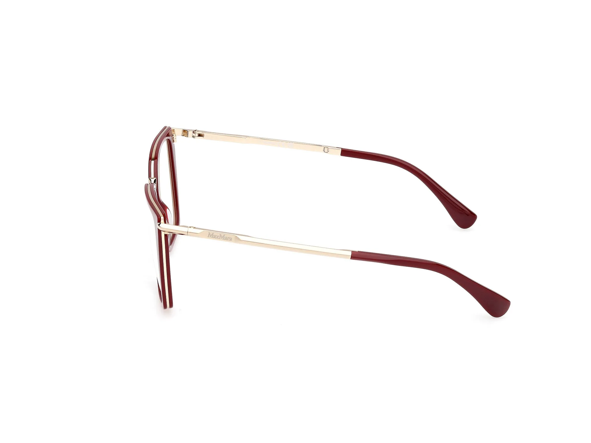 Max Mara MM5151-B 69 Montature da vista Acetato Bordeaux Cat Eye Normale - immagine 3