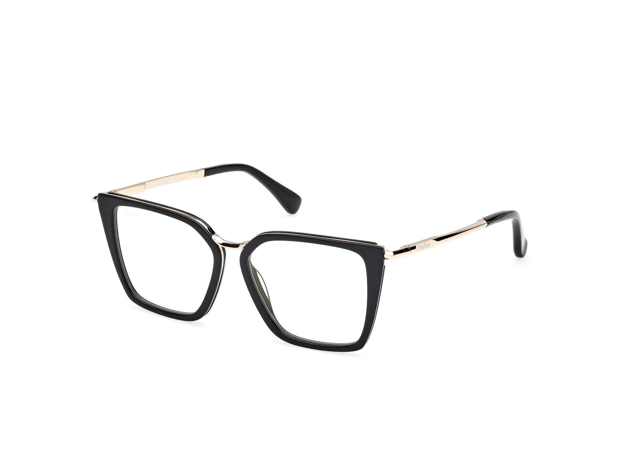 Max Mara MM5151-B 1 Montature da vista Acetato Nero Cat Eye Normale - immagine 1