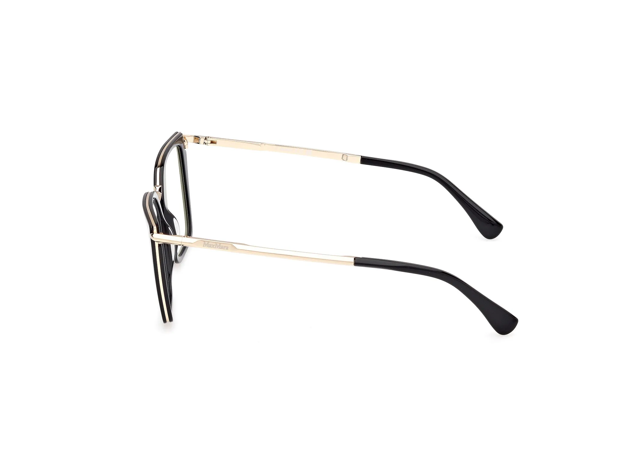 Max Mara MM5151-B 1 Montature da vista Acetato Nero Cat Eye Normale - immagine 3