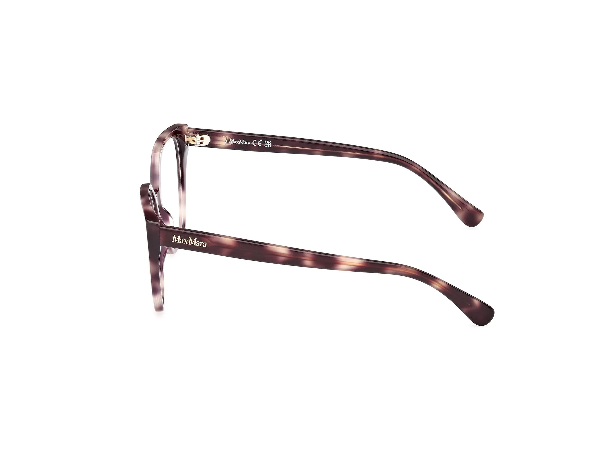Max Mara MM5085 55 Montature da vista Acetato Havana Geometrica Normale - immagine 3