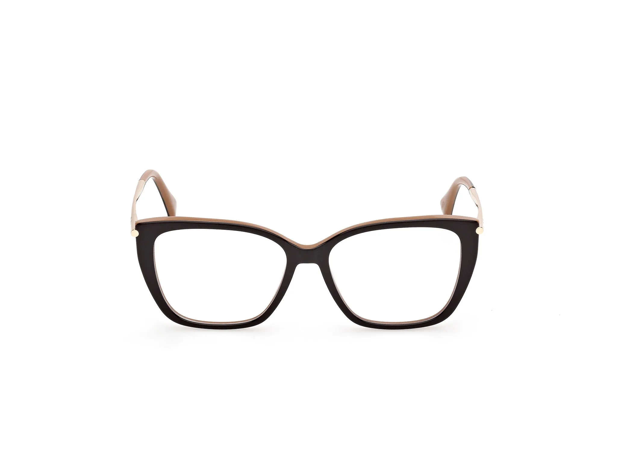 Max Mara MM5007 50 Montature da vista Acetato Marrone Squadrata Normale - immagine 2