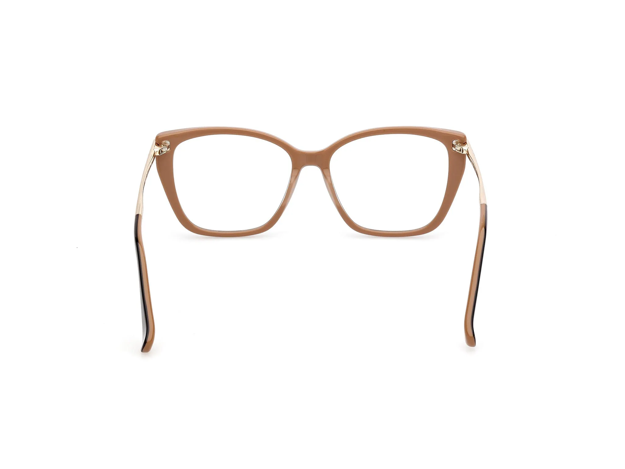Max Mara MM5007 50 Montature da vista Acetato Marrone Squadrata Normale - immagine 4