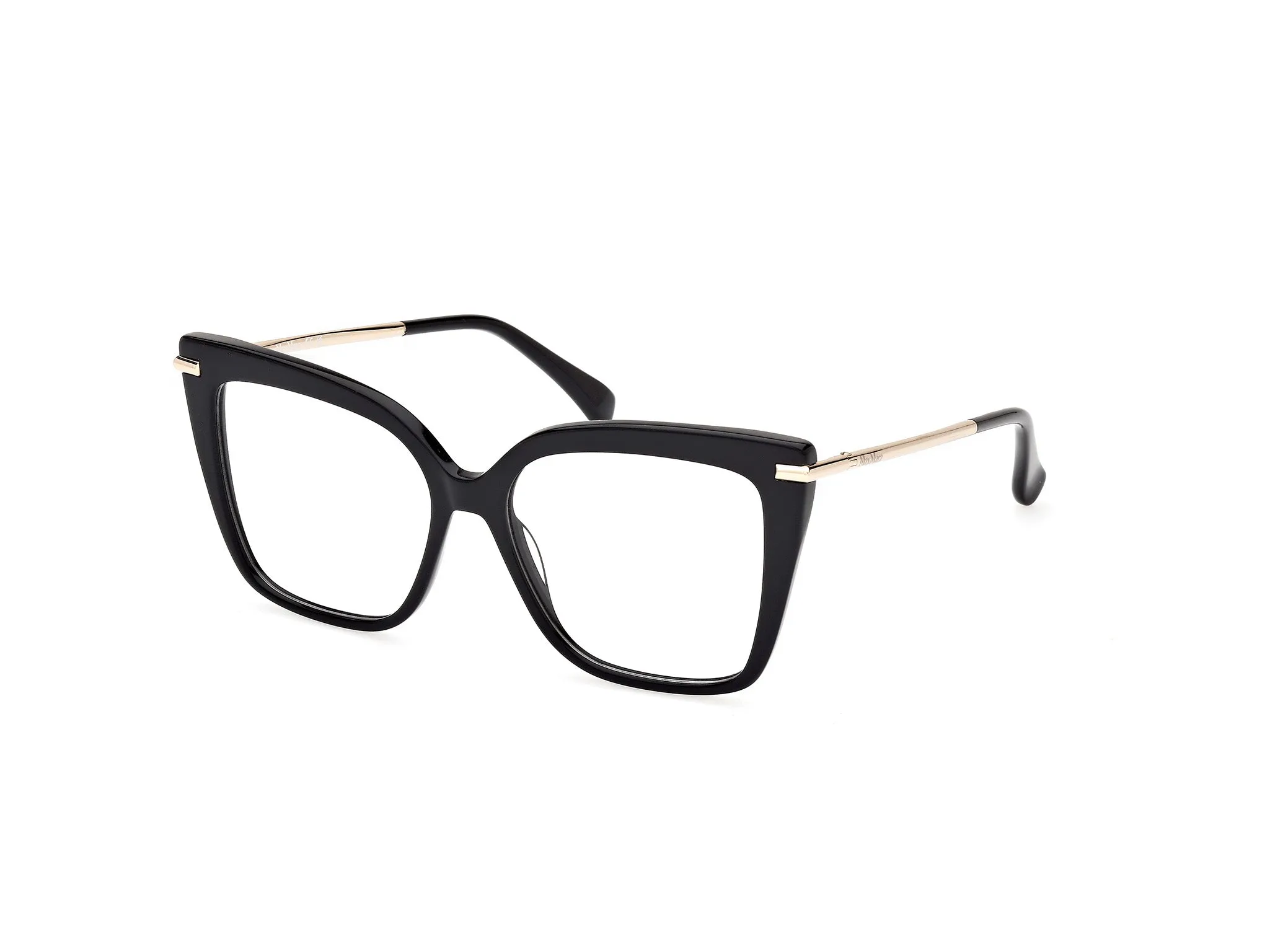 Max Mara MM5144 1 Montature da vista Acetato Nero Farfalla Normale - immagine 1