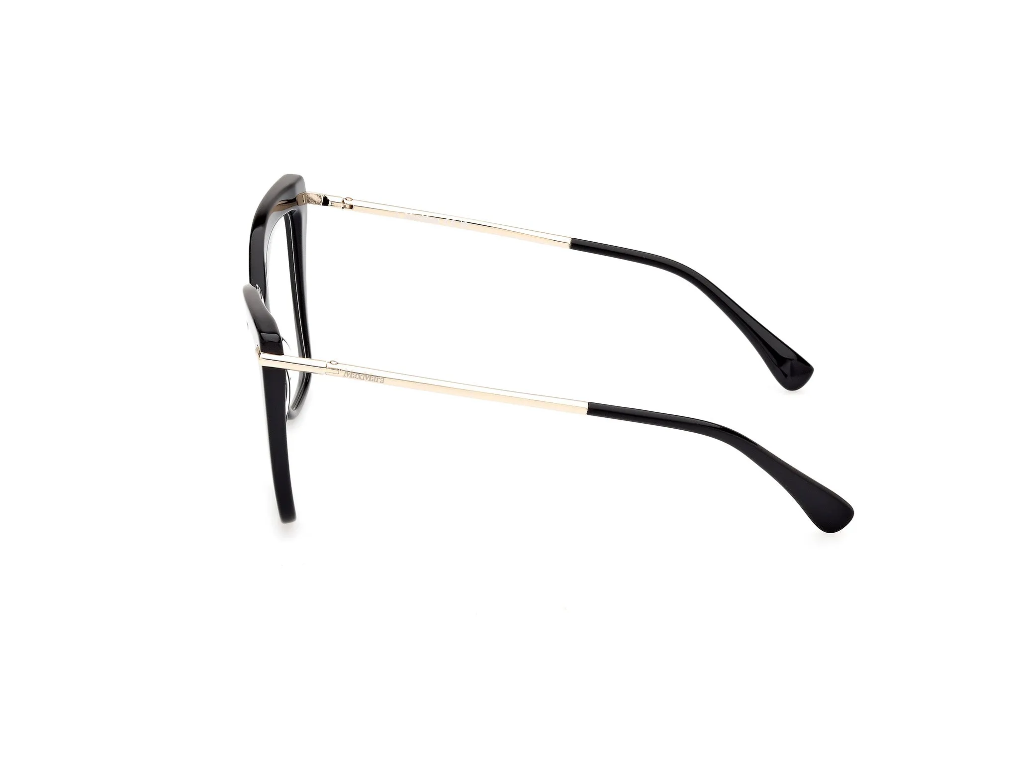 Max Mara MM5144 1 Montature da vista Acetato Nero Farfalla Normale - immagine 3