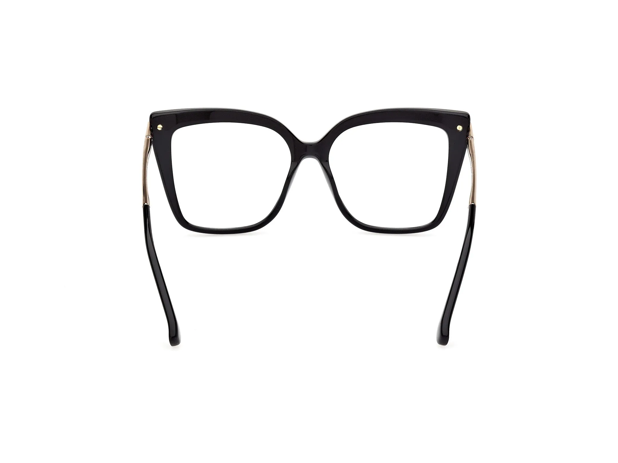 Max Mara MM5144 1 Montature da vista Acetato Nero Farfalla Normale - immagine 4