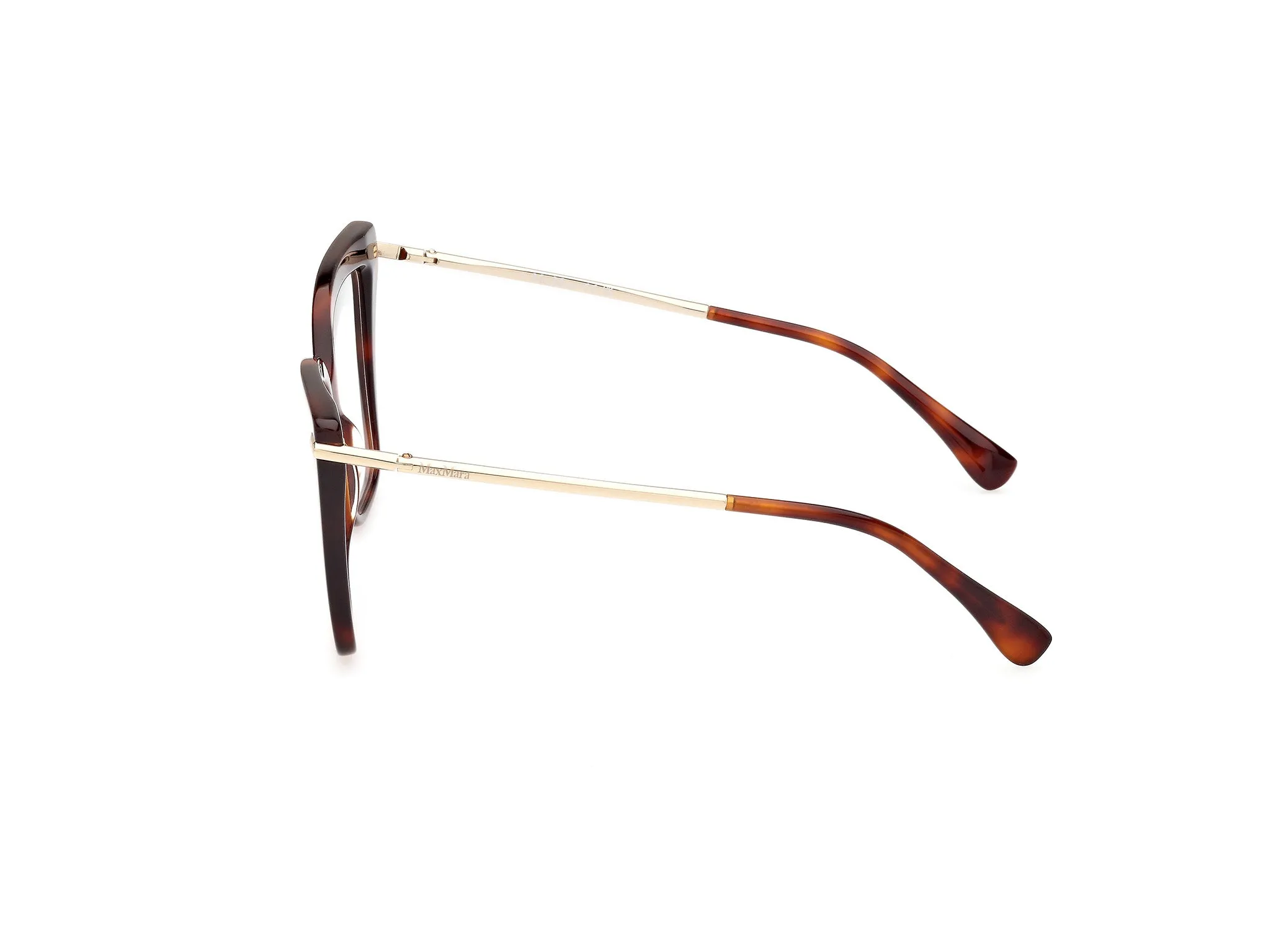Max Mara MM5144 52 Montature da vista Acetato Havana Farfalla Normale - immagine 3