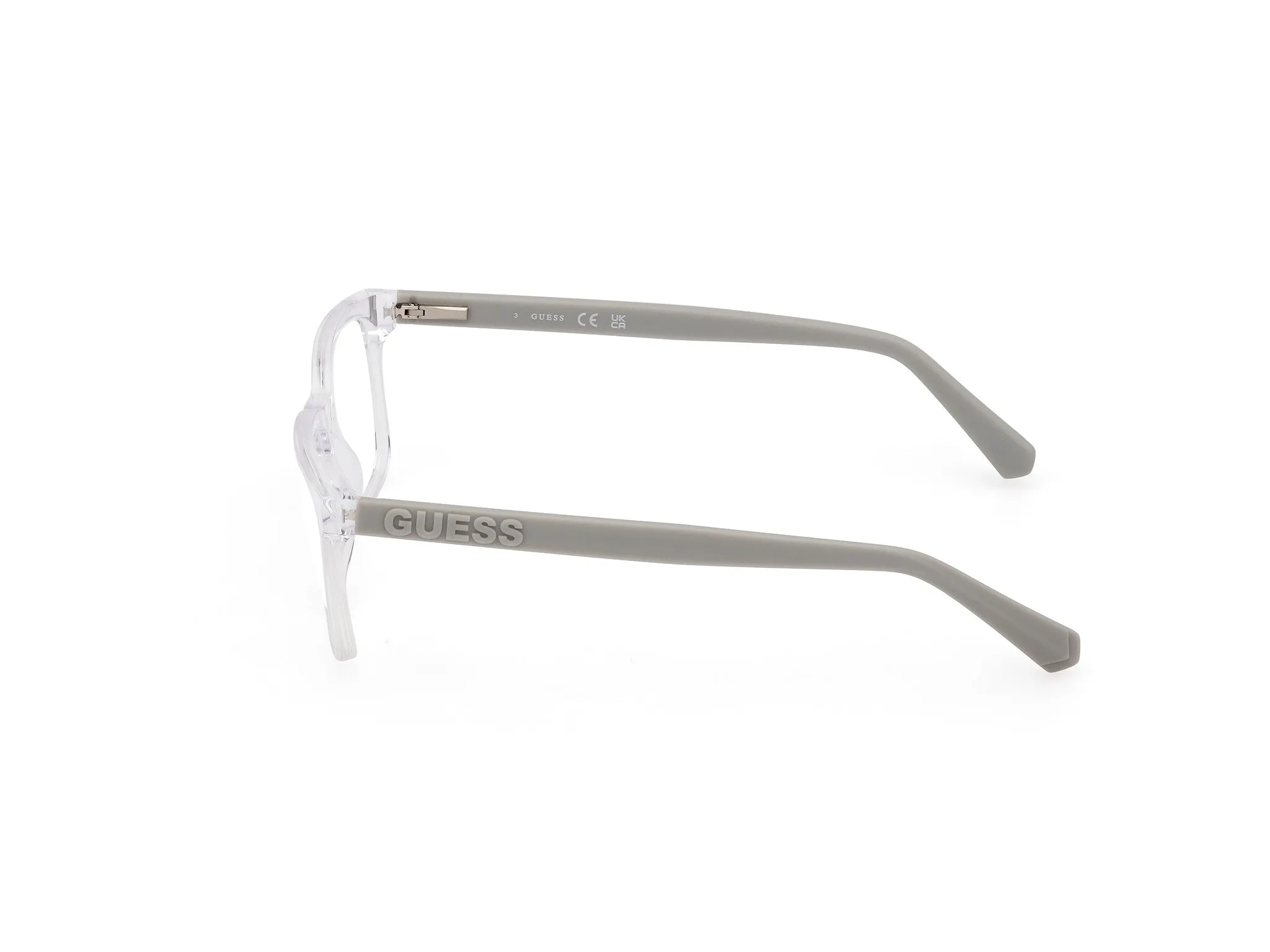 Guess GU50187 20 Montature da vista Acetato Grigio Squadrata Normale - immagine 3