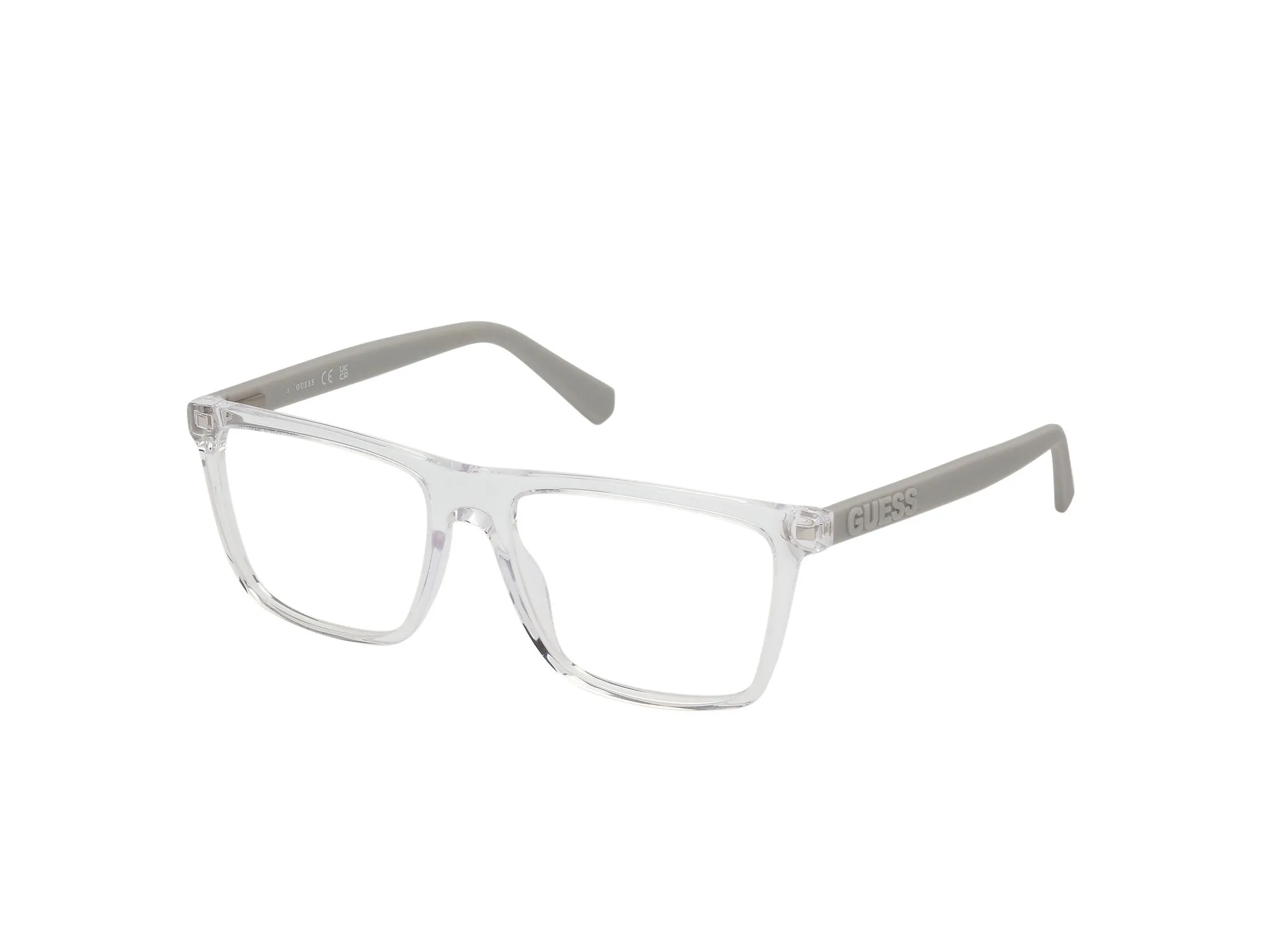 Guess GU50186 20 Montature da vista Acetato Grigio Squadrata Normale - immagine 1
