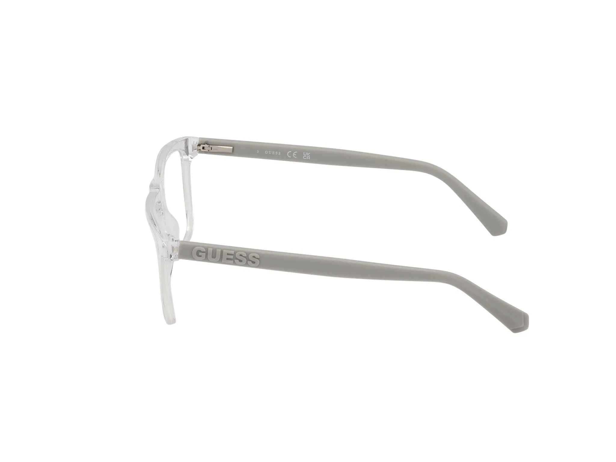 Guess GU50186 20 Montature da vista Acetato Grigio Squadrata Normale - immagine 3