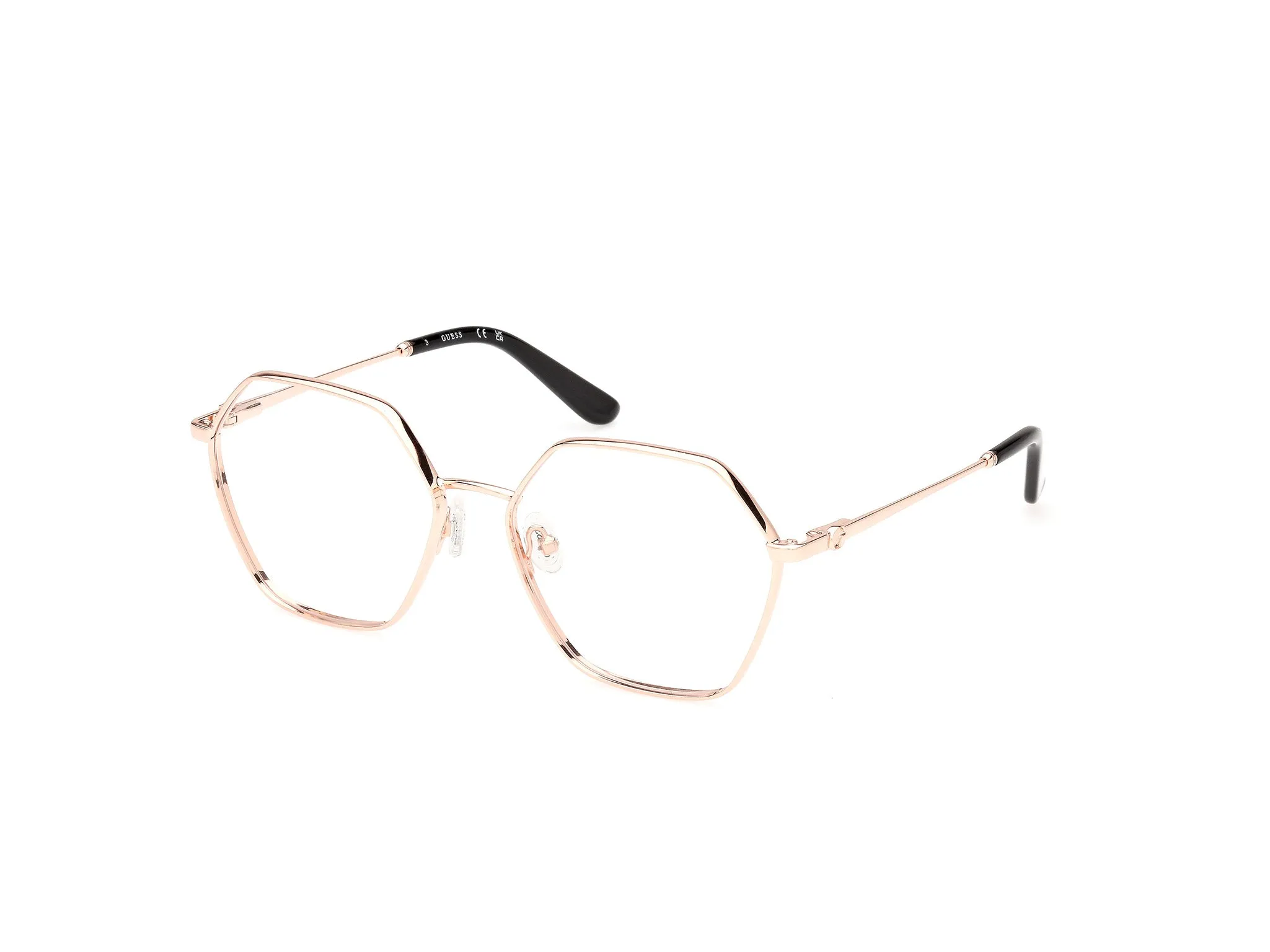 Guess GU50184 28 Montature da vista Metallo Oro Geometrica Normale - immagine 1