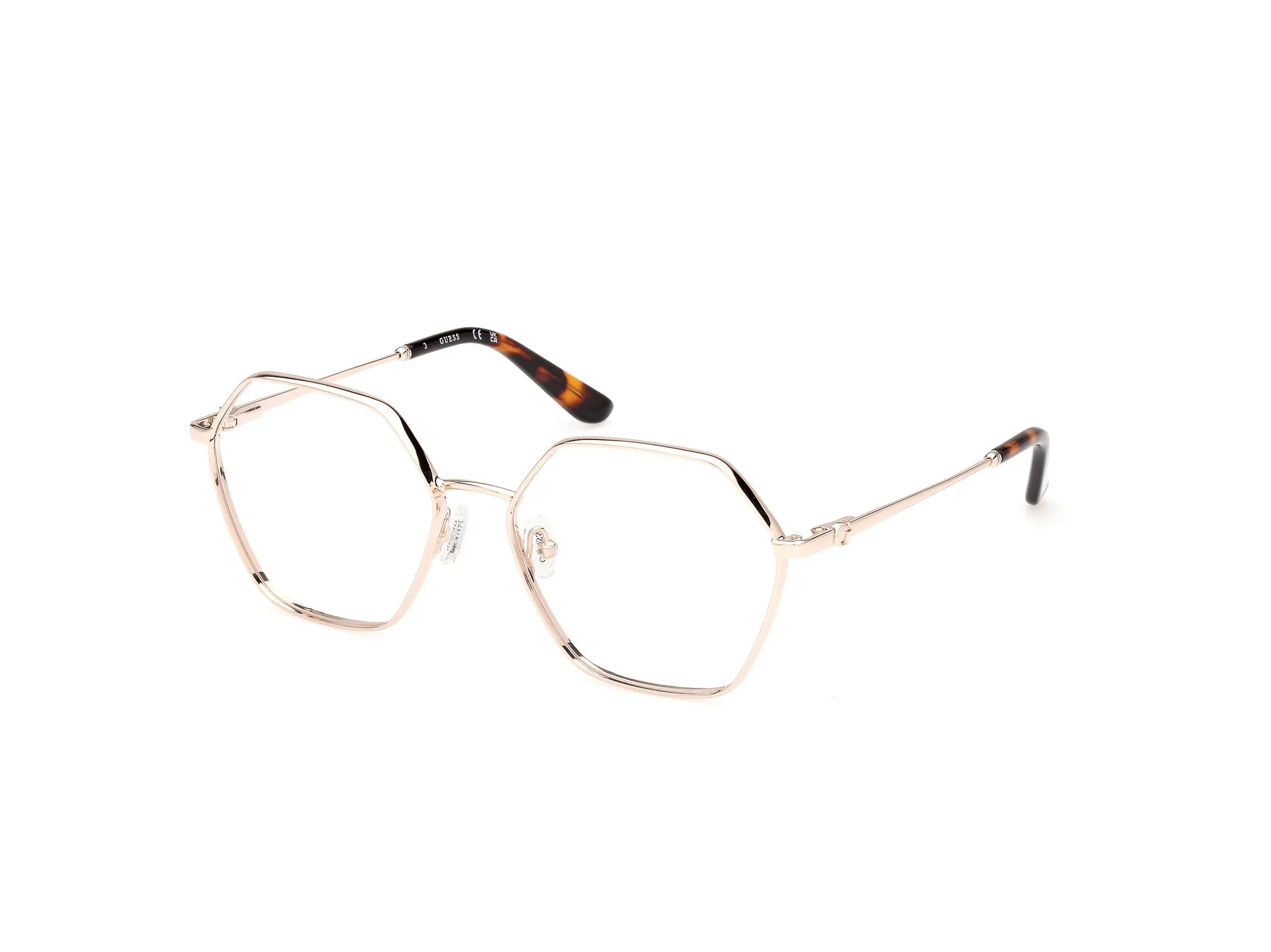 Guess GU50184 32 Montature da vista Metallo Oro Geometrica Normale - immagine 1