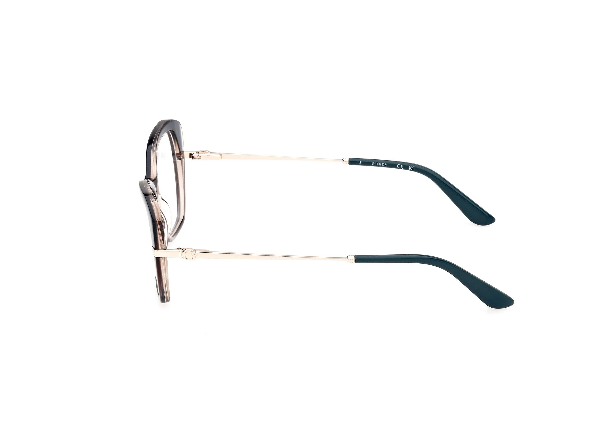 Guess GU50183 92 Montature da vista Acetato Blu Geometrica Normale - immagine 3