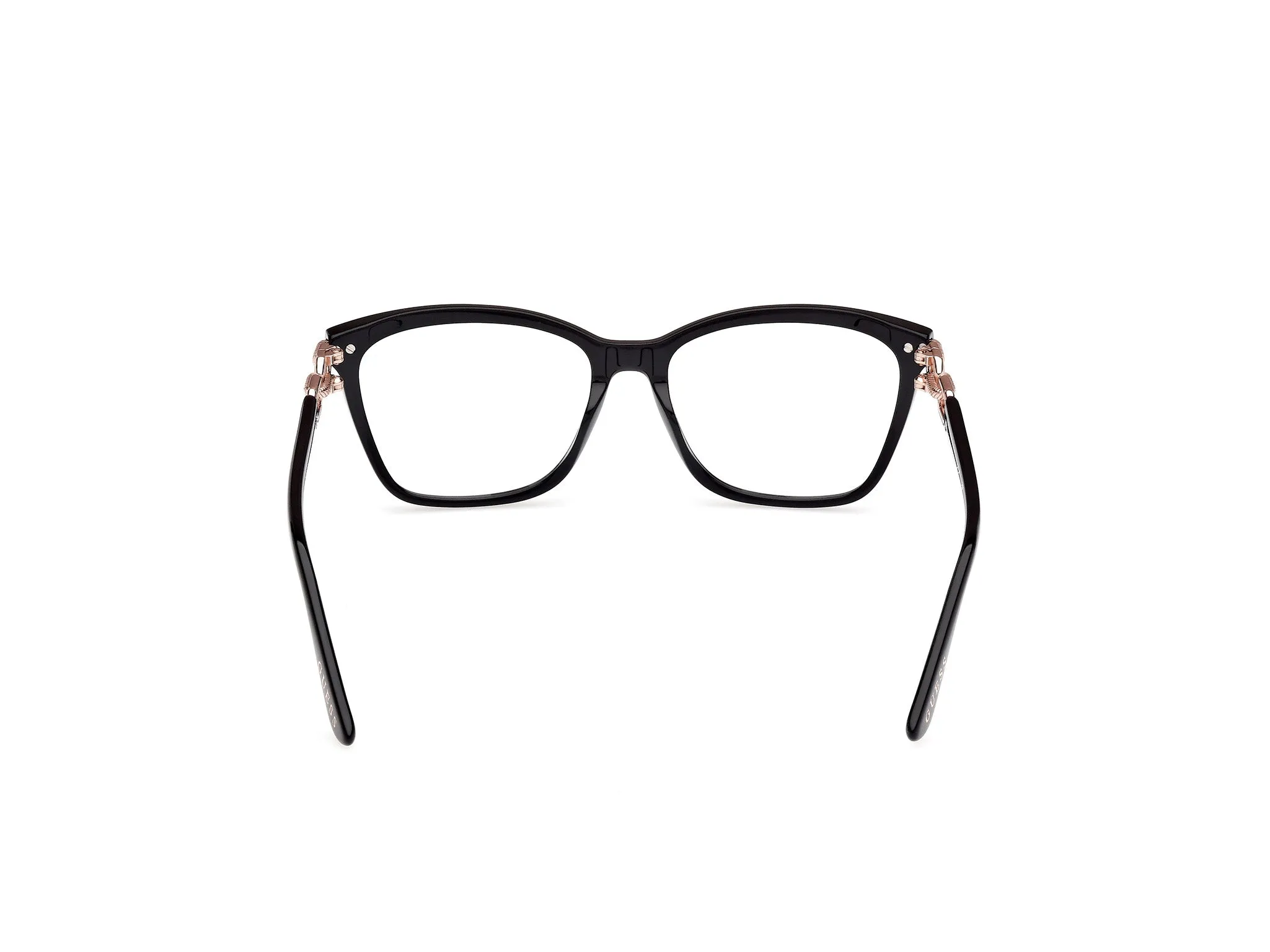 Guess GU50181 1 Montature da vista Acetato Nero Squadrata Normale - immagine 4