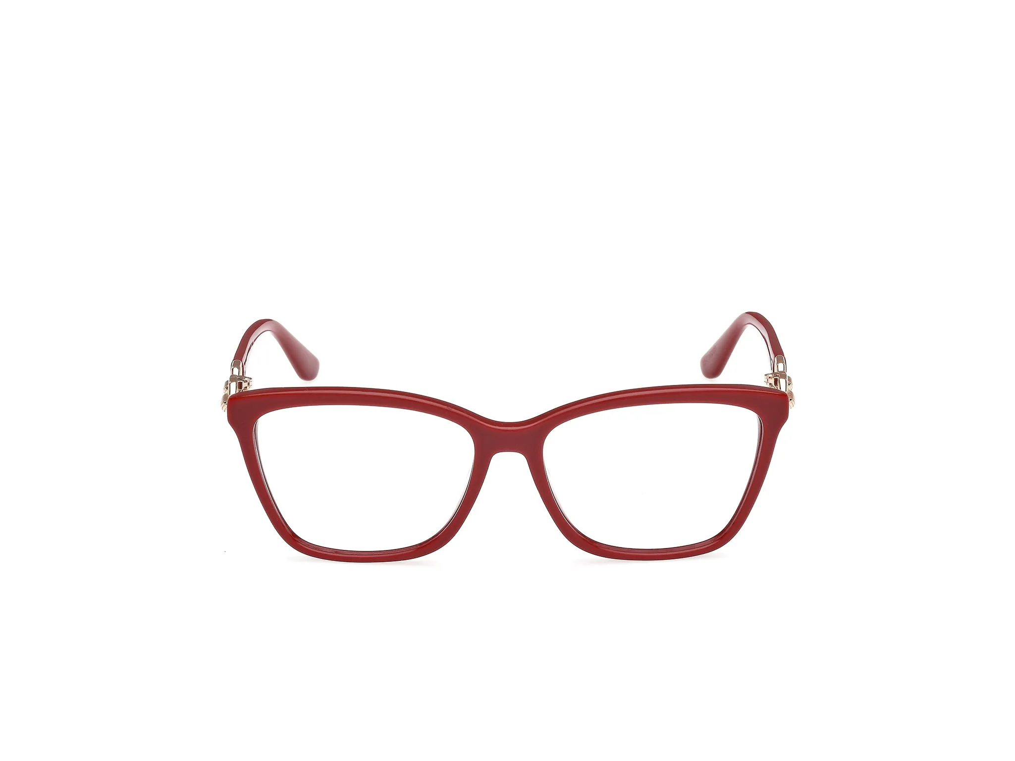 Guess GU50181 066 Montature da vista Acetato Rosso Squadrata Normale - immagine 2