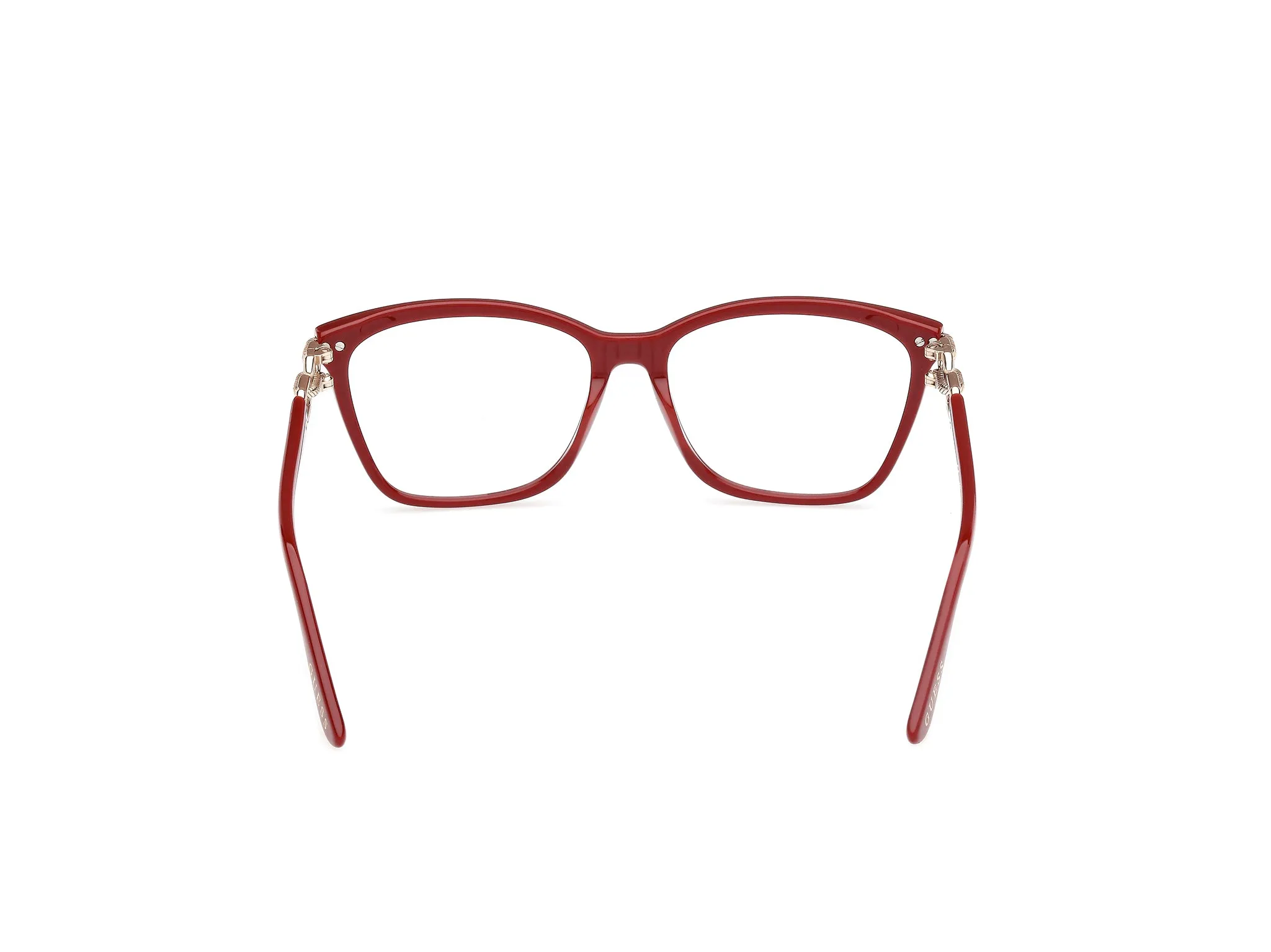Guess GU50181 066 Montature da vista Acetato Rosso Squadrata Normale - immagine 4