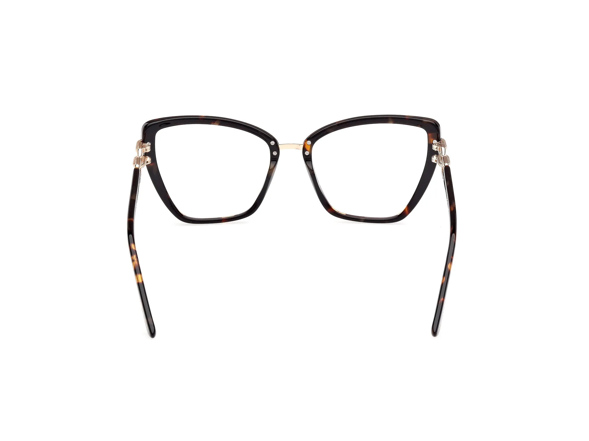 Guess GU50180 52 Montature da vista Acetato Havana Cat Eye Normale - immagine 4